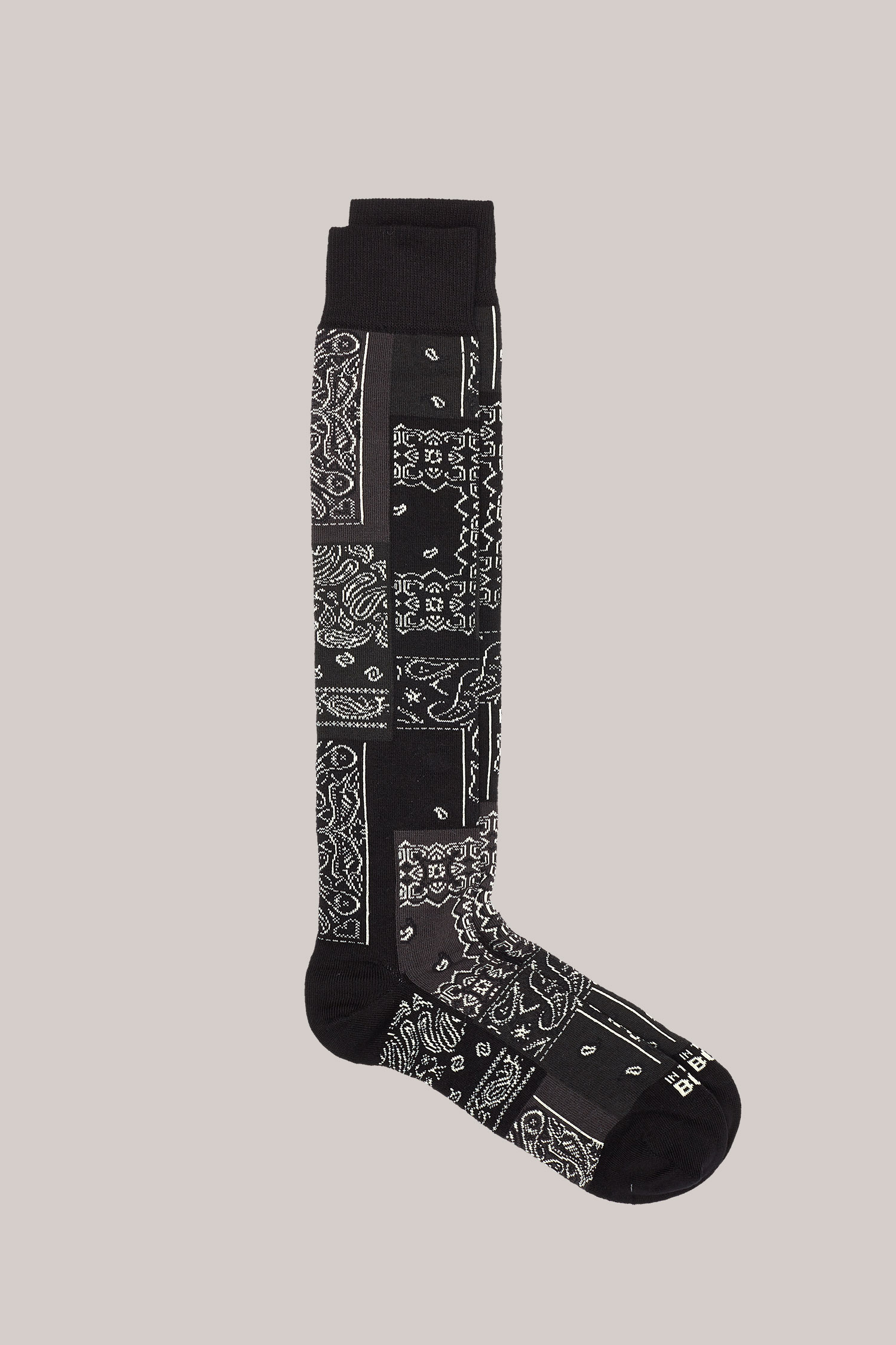 CALZE LUNGHE FANTASIA BANDANA NERO/MULTICOLOR