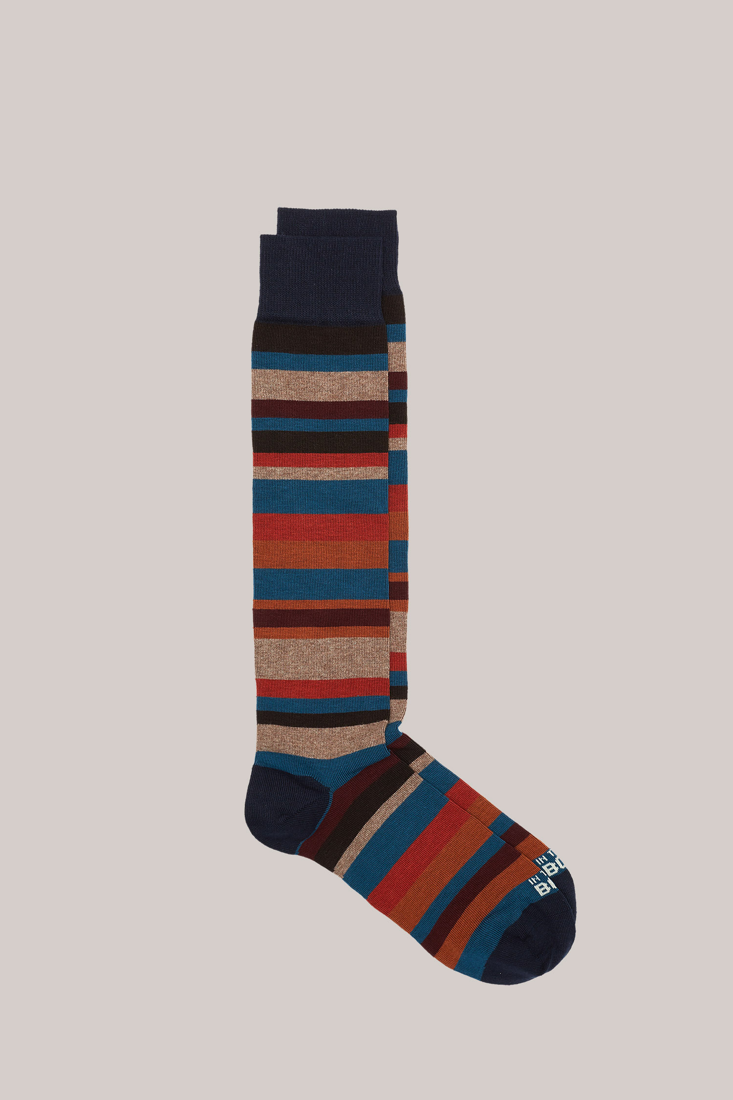 CALZE LUNGHE A RIGHE STRIPE MULTICOLOR OTTANIO / MULTICOLOR