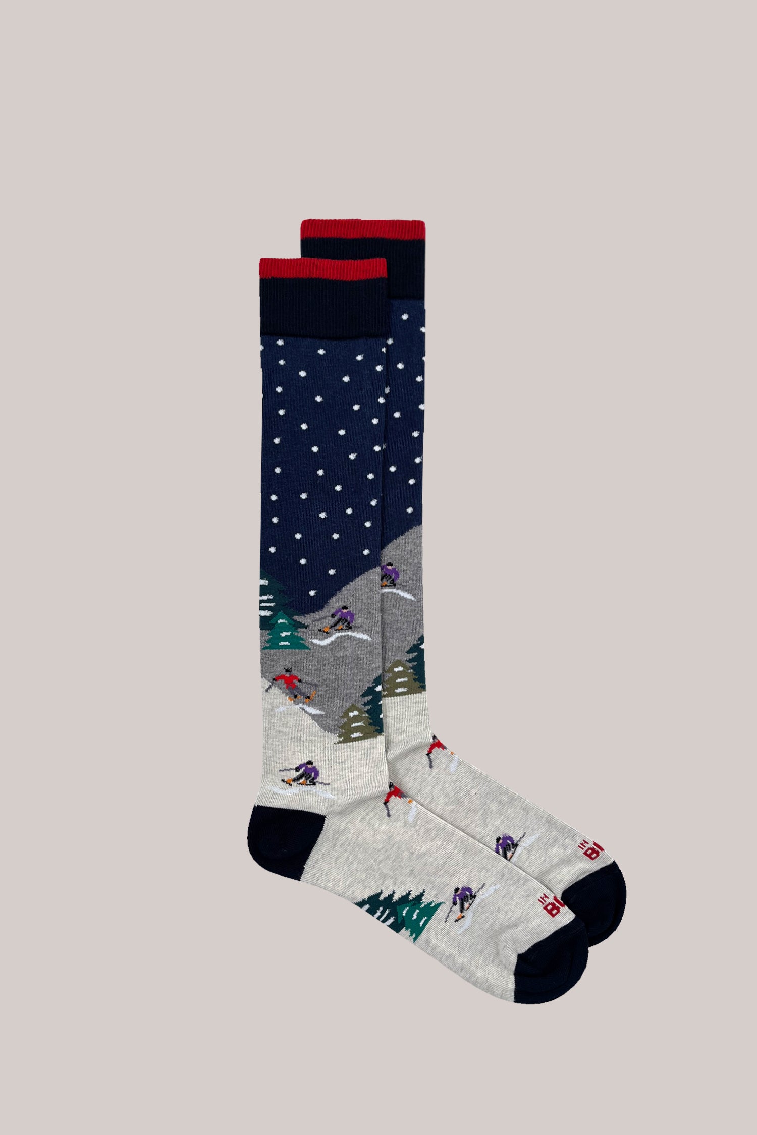 CALZE SKI AZZURRO