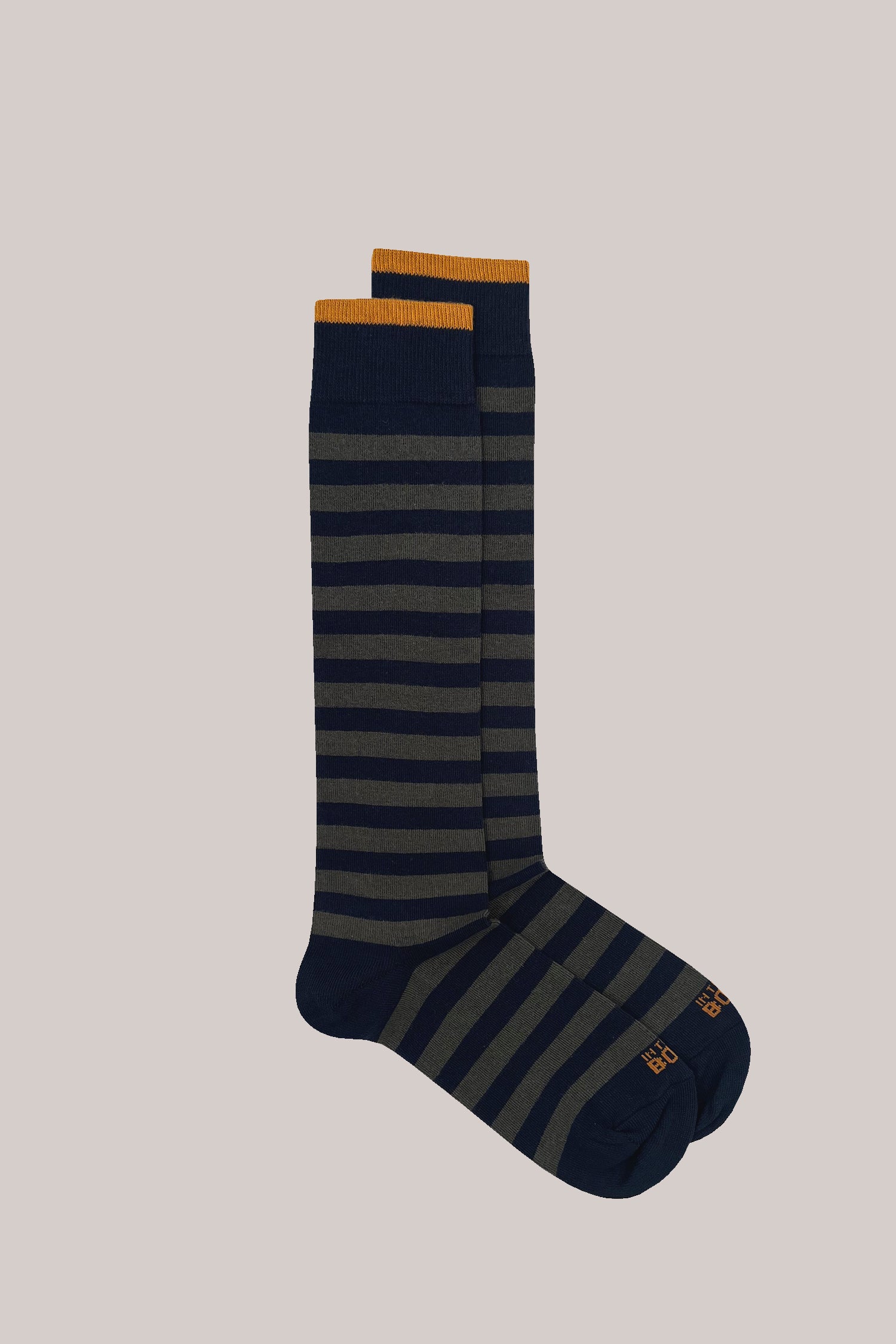 CALZE STRIPE RUGBY BLU/VERDE MILITARE