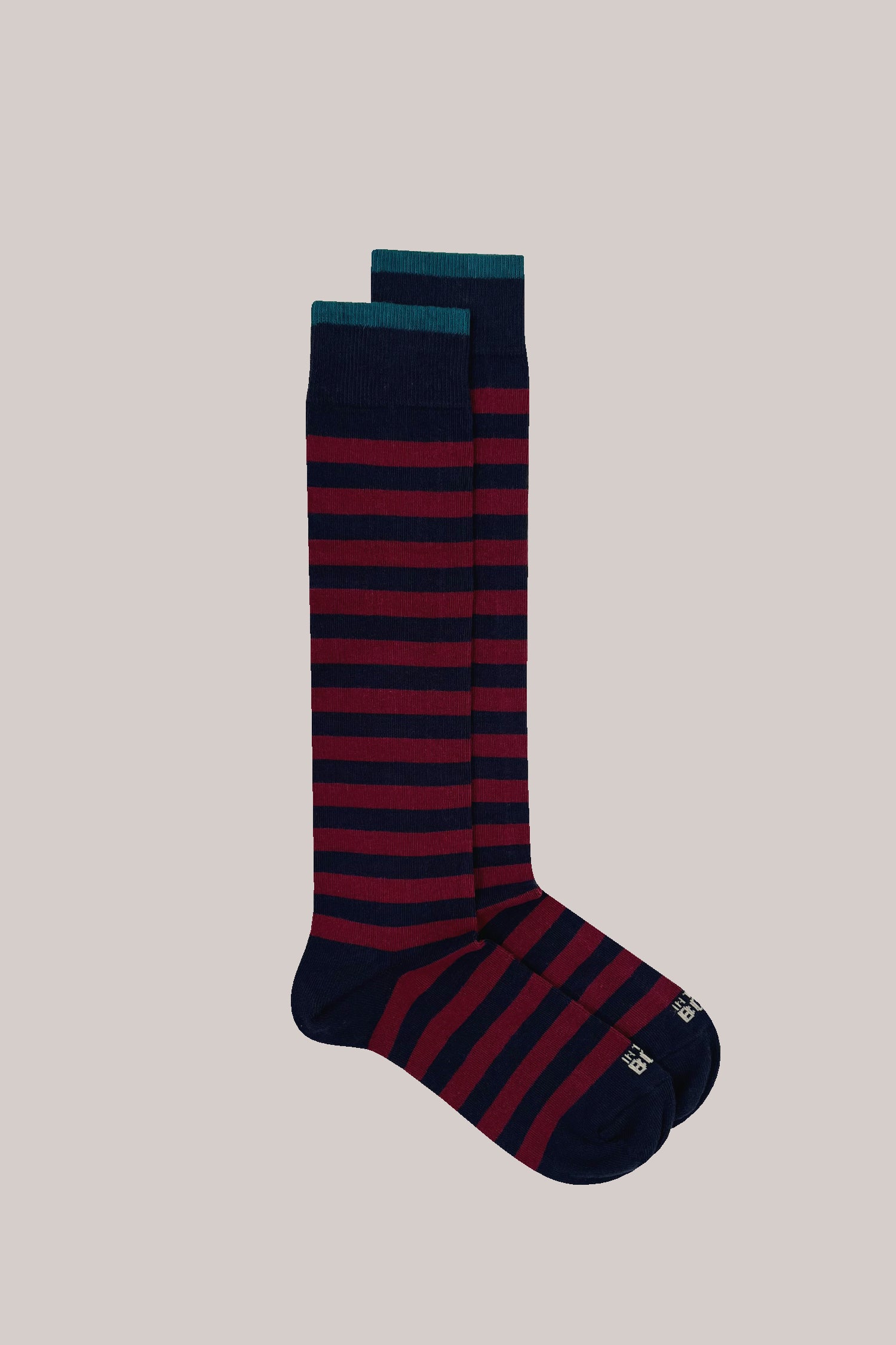 CALZE STRIPE RUGBY BLU / BORDEAUX