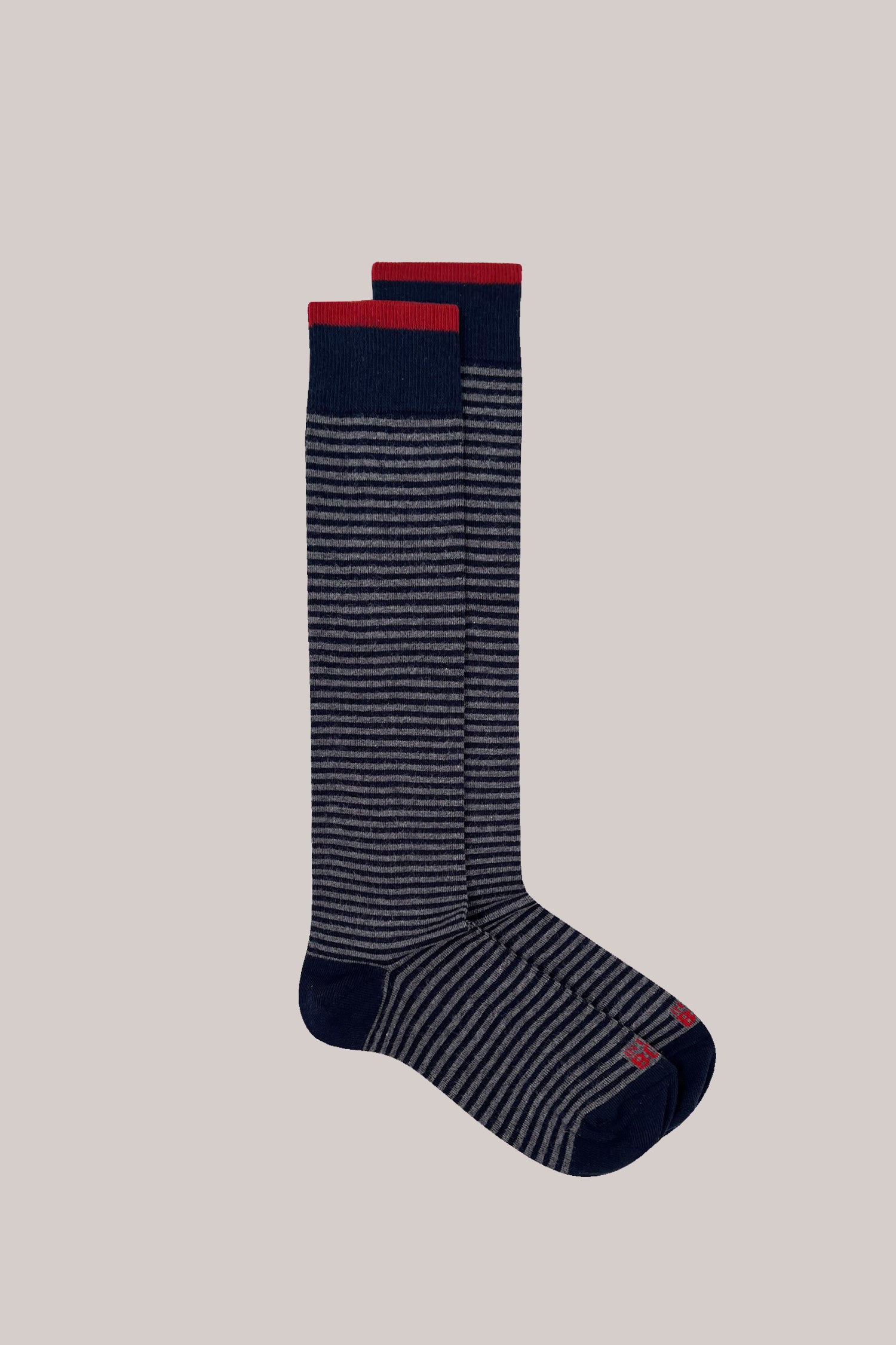 CALZE STRIPE CLASSIC BLU / GRIGIO SCURO