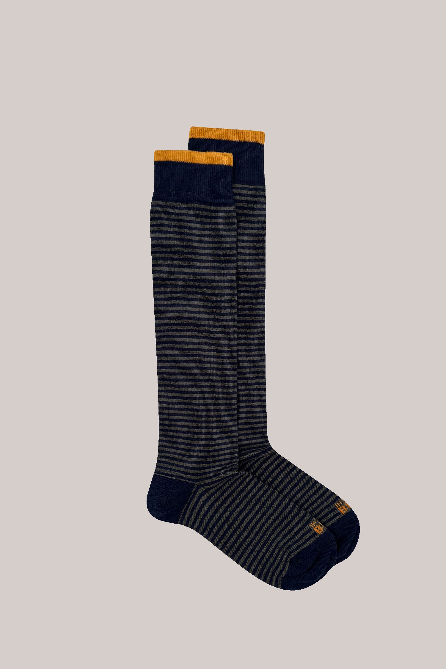 CALZE STRIPE CLASSIC BLU/VERDE MILITARE