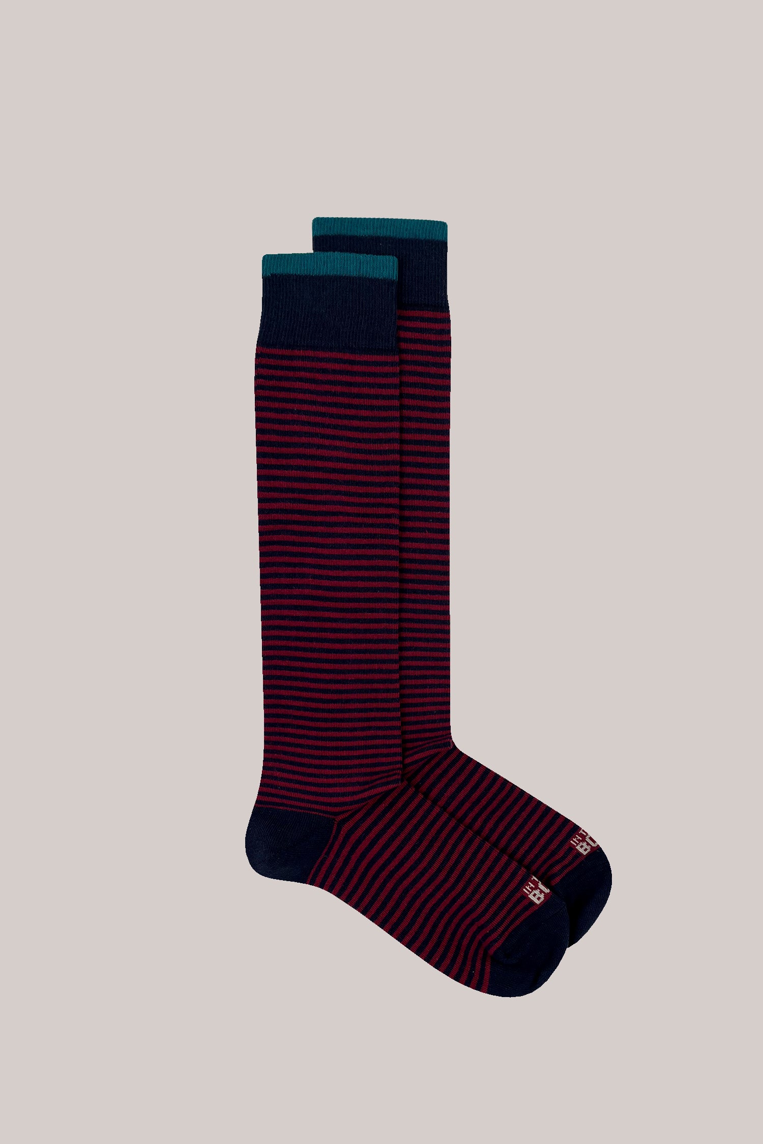CALZE STRIPE CLASSIC BLU / BORDEAUX
