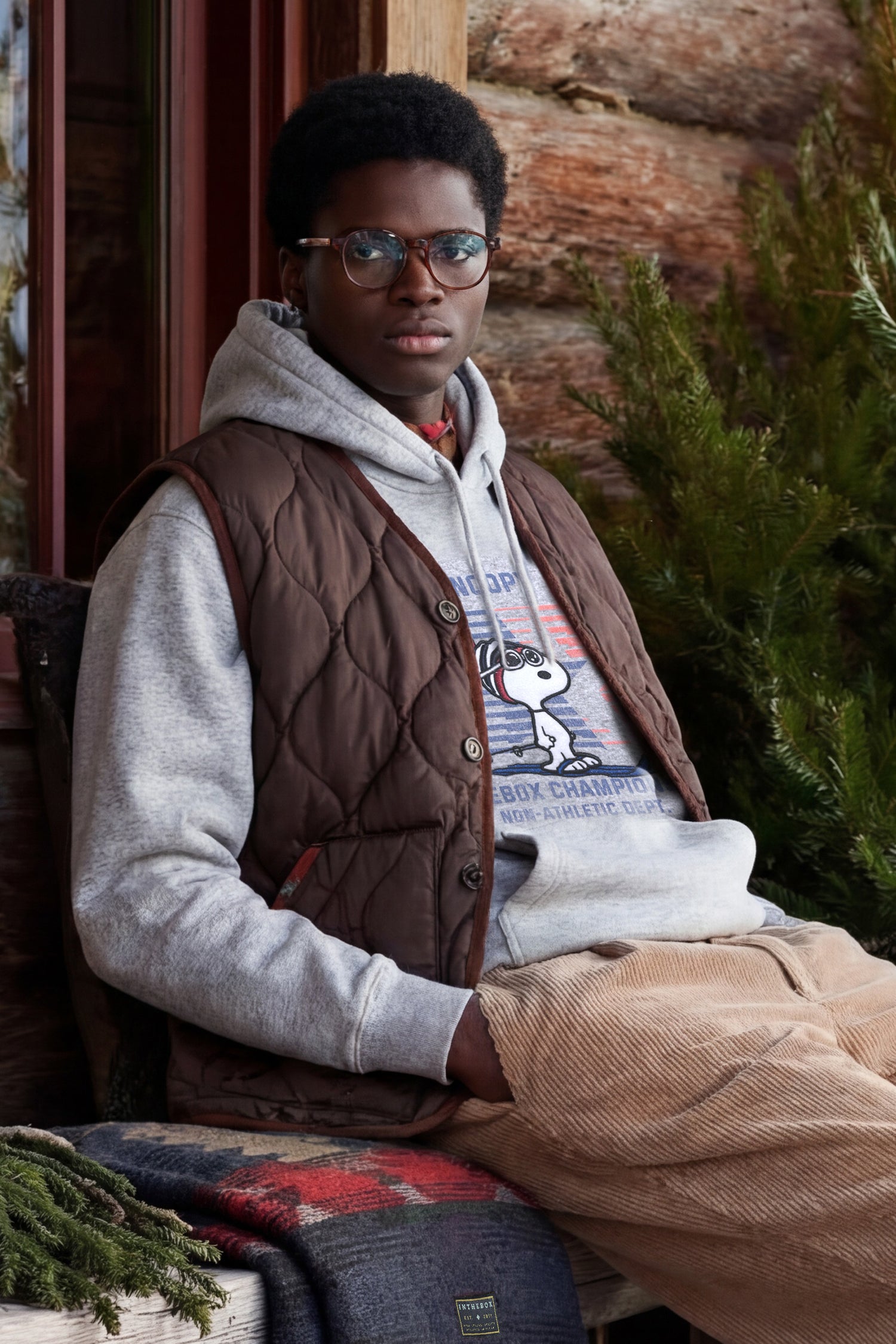 FELPA HOODIE SNOOPY STARS GRIGIO MELANGE