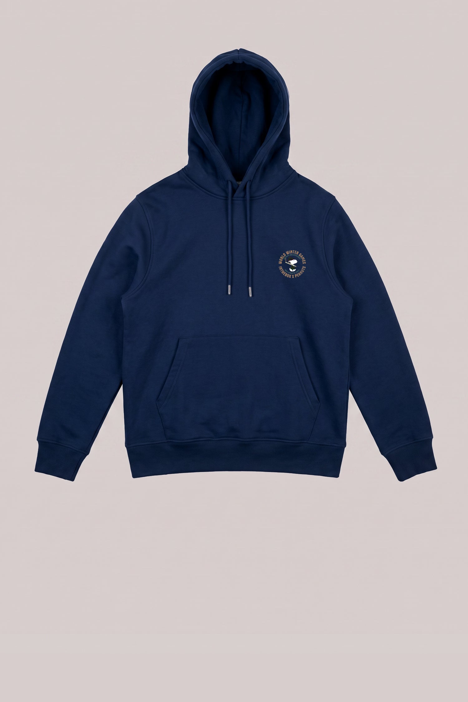 FELPA HOODIE SNOOPY WORLD WINTER GAMES HOCKEY BLU