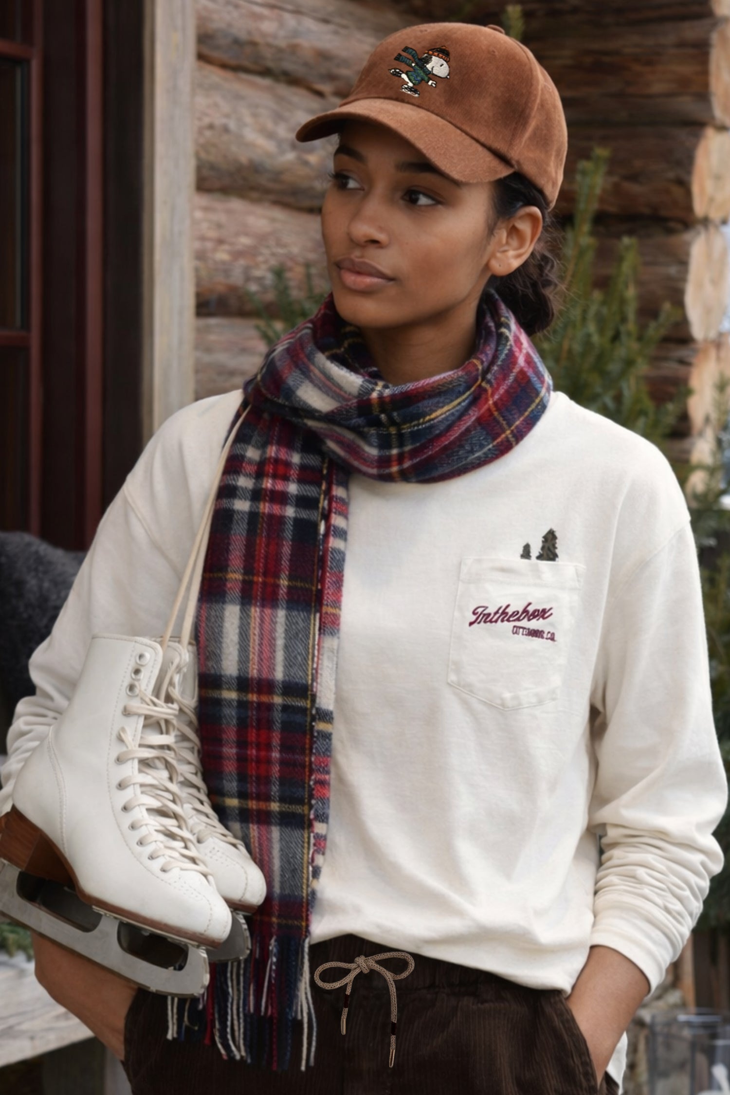 SCIARPA TARTAN PANNA