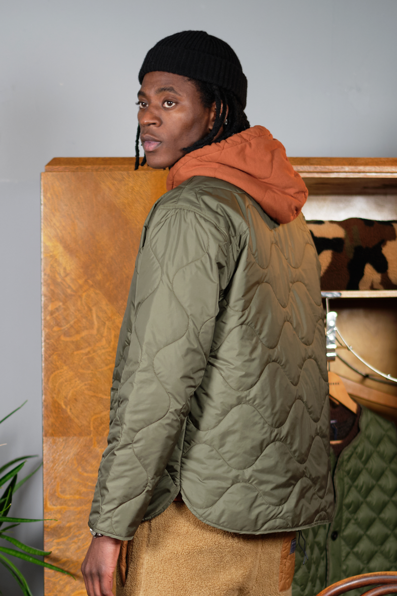 GIACCA TRAPUNTA NYLON VERDE MILITARE
