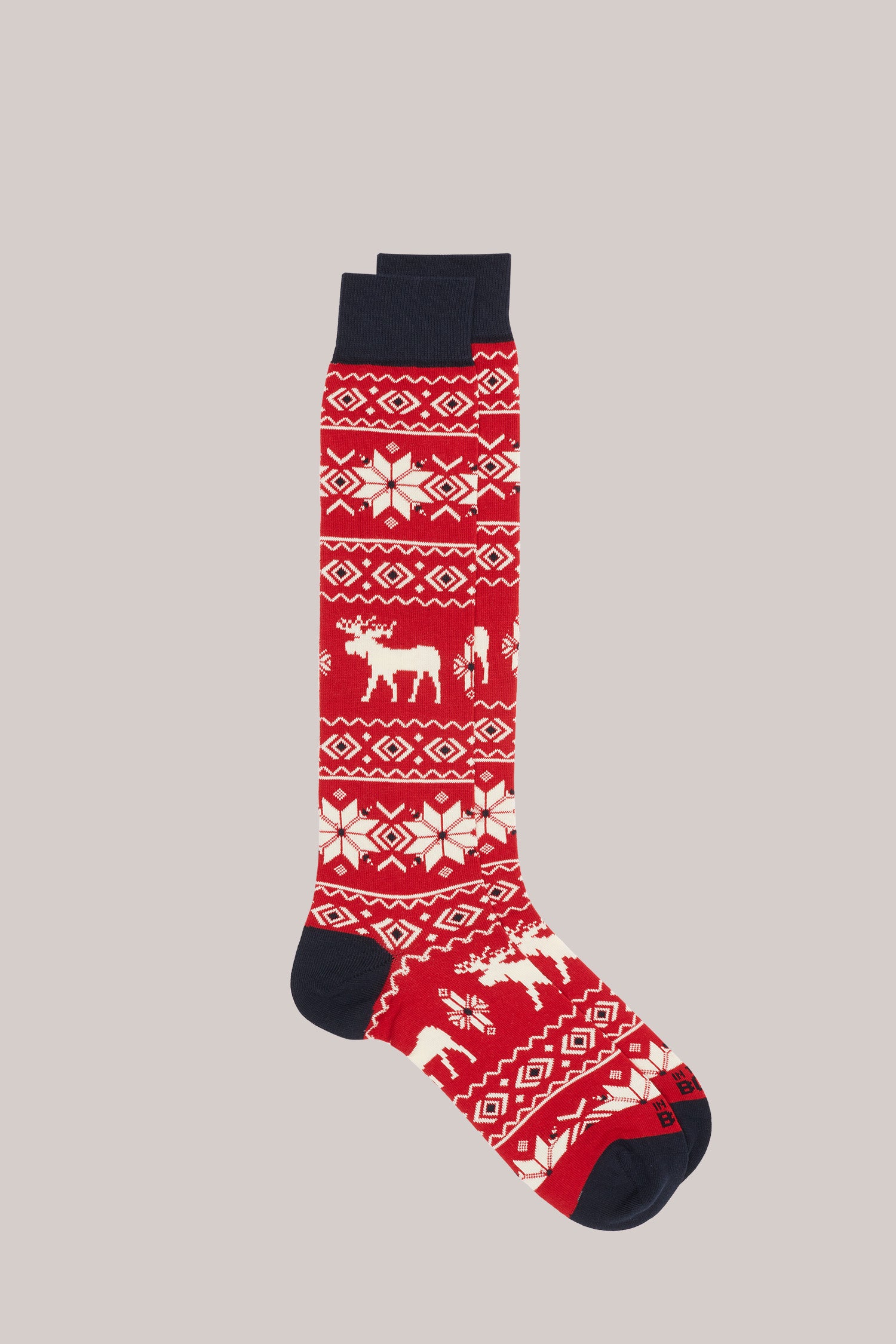 CALZE LUNGHE FANTASIA CHRISTMAS NEW ROSSO