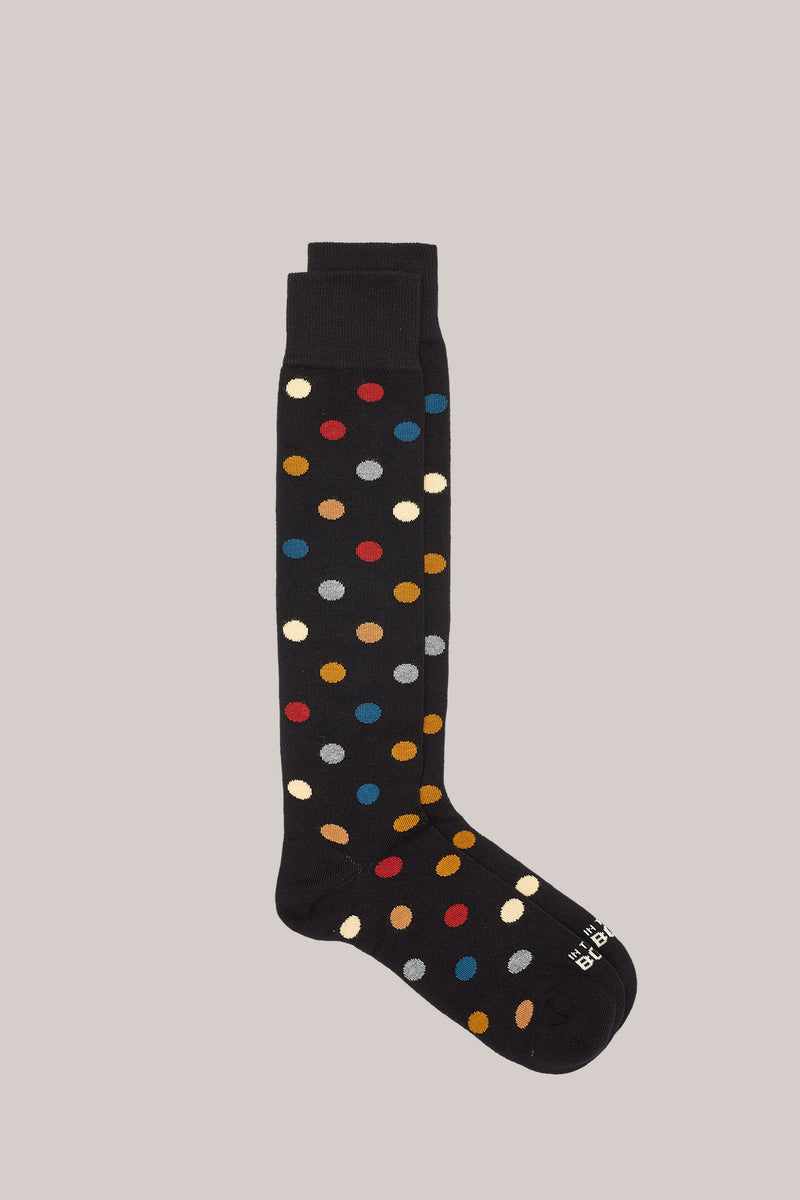 CALZE LUNGHE FANTASIA POIS NERO – In The Box - Main Image