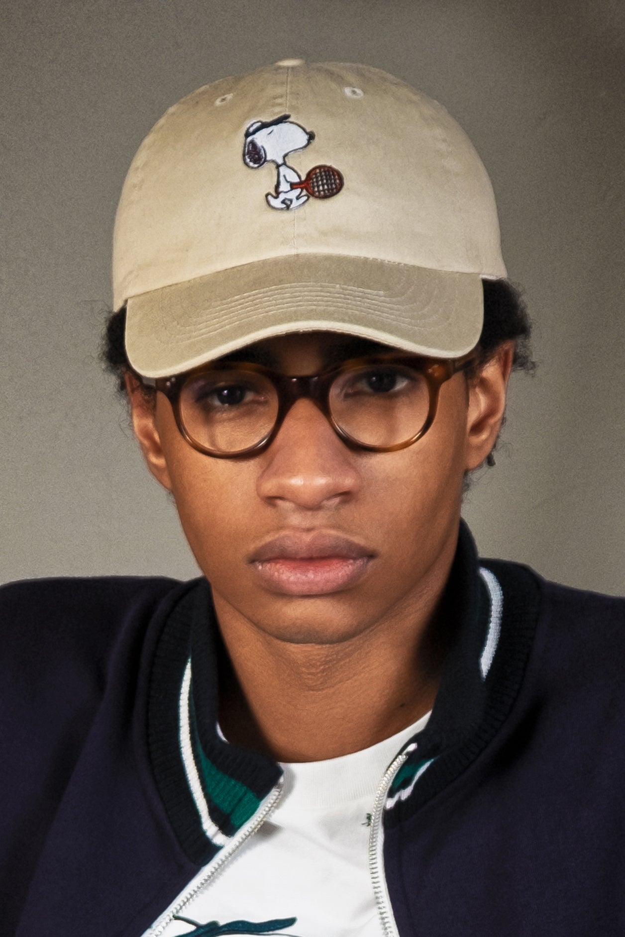 CAPPELLO BASEBALL SNOOPY TENNIS BEIGE