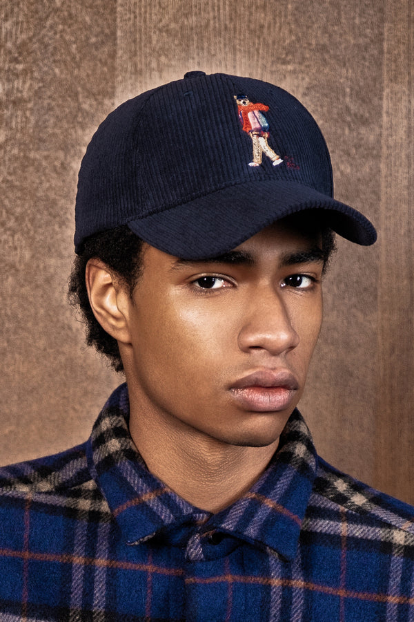 CAPPELLO BASEBALL MR BOX SCARF BLU