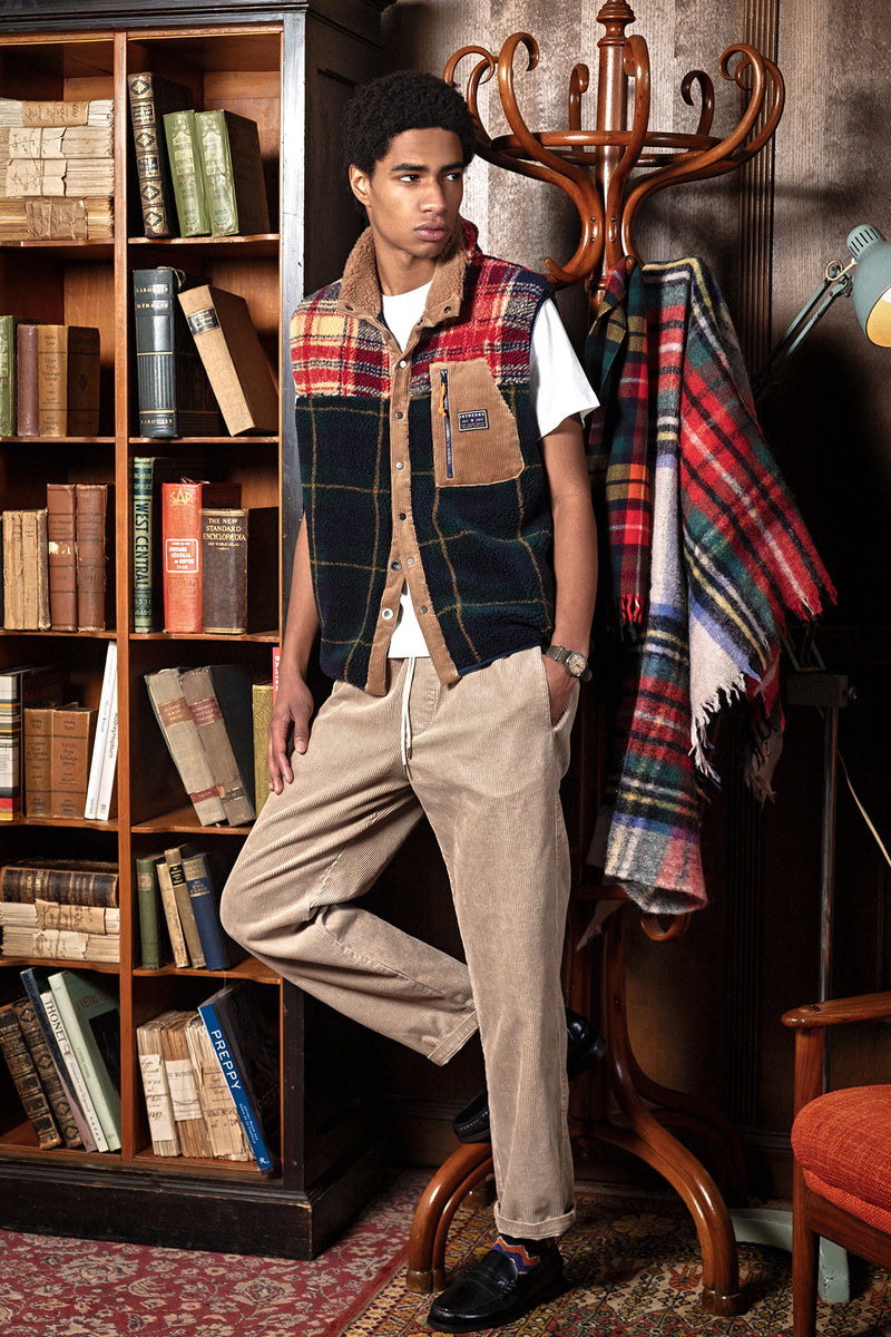 PANTALONE VELLUTO SABBIA