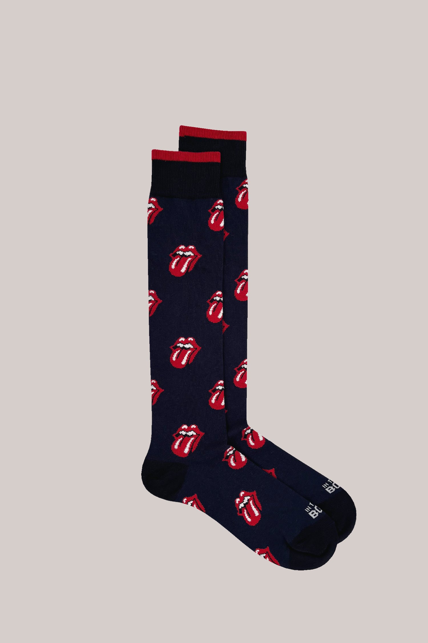 CALZE ROLLING STONES CLASSIC LOGO ALLOVER BLU