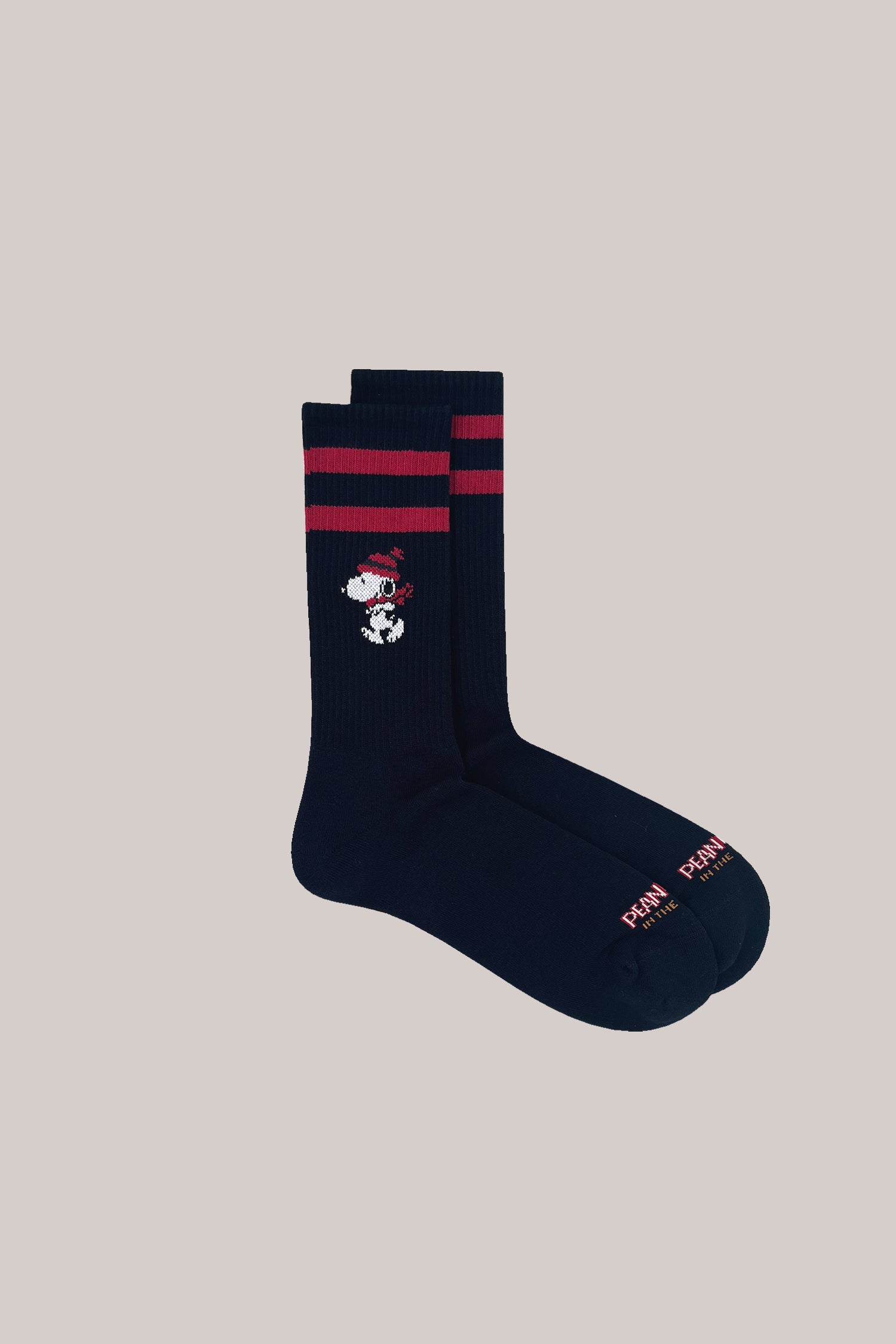 CALZE BASKET SNOOPY RUNNING BLU