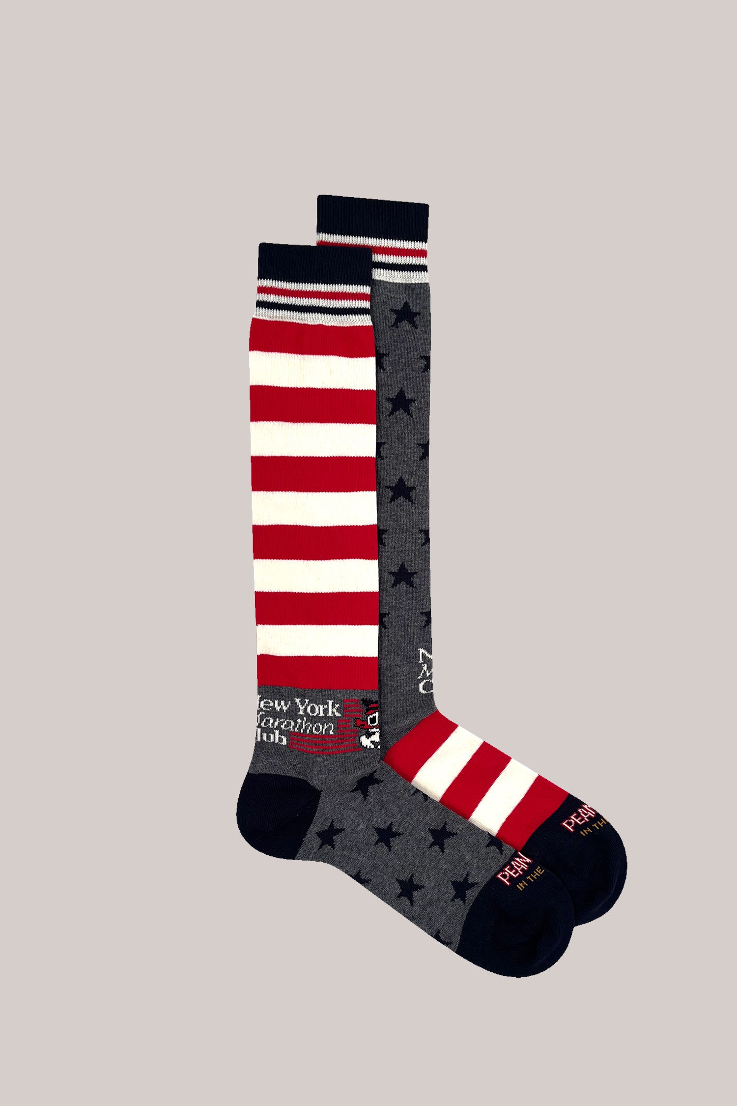 CALZE SNOOPY STAR & STRIPES GRIGIO SCURO