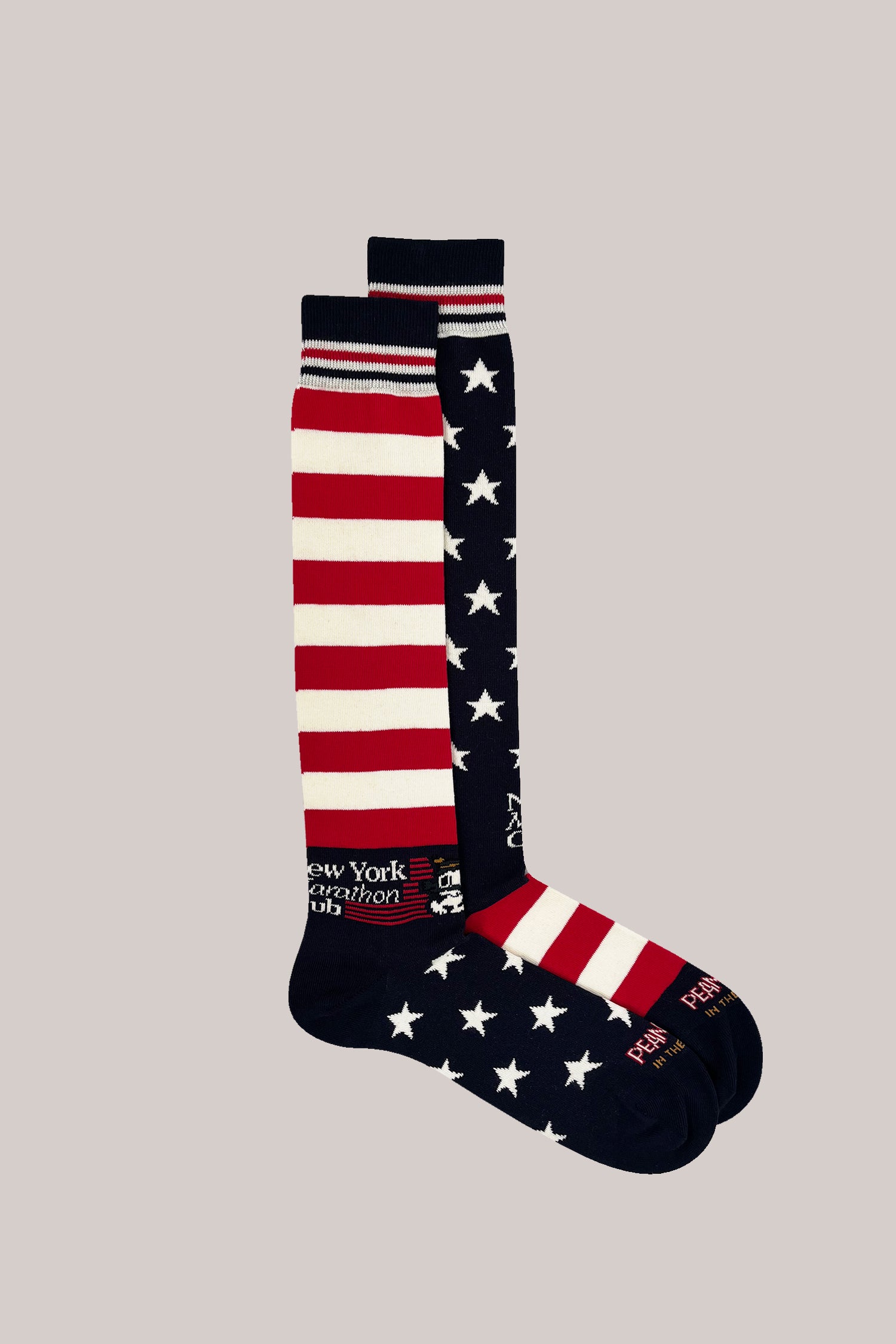 CALZE SNOOPY STAR & STRIPES BLU