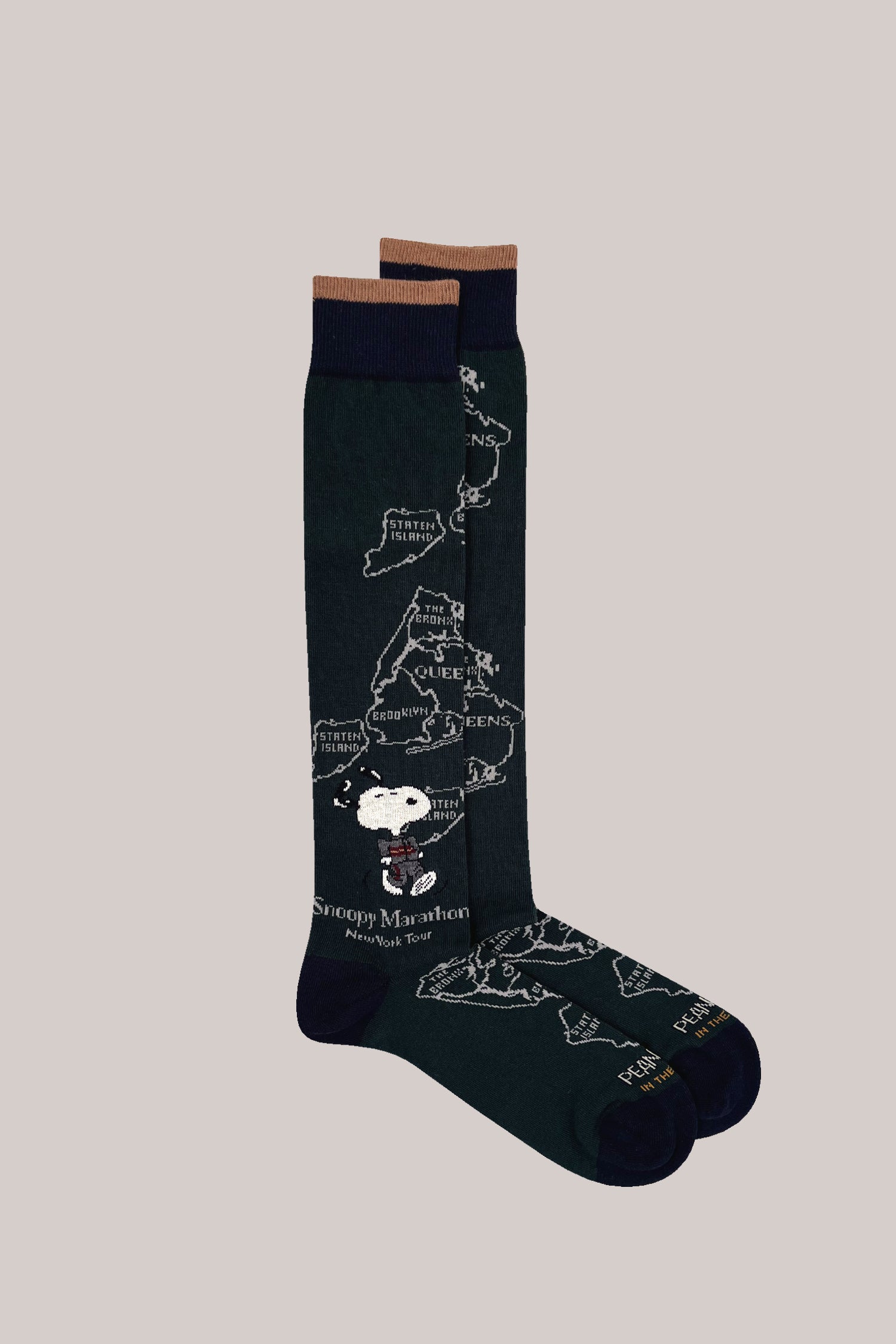 CALZE SNOOPY MARATHON VERDE SCURO