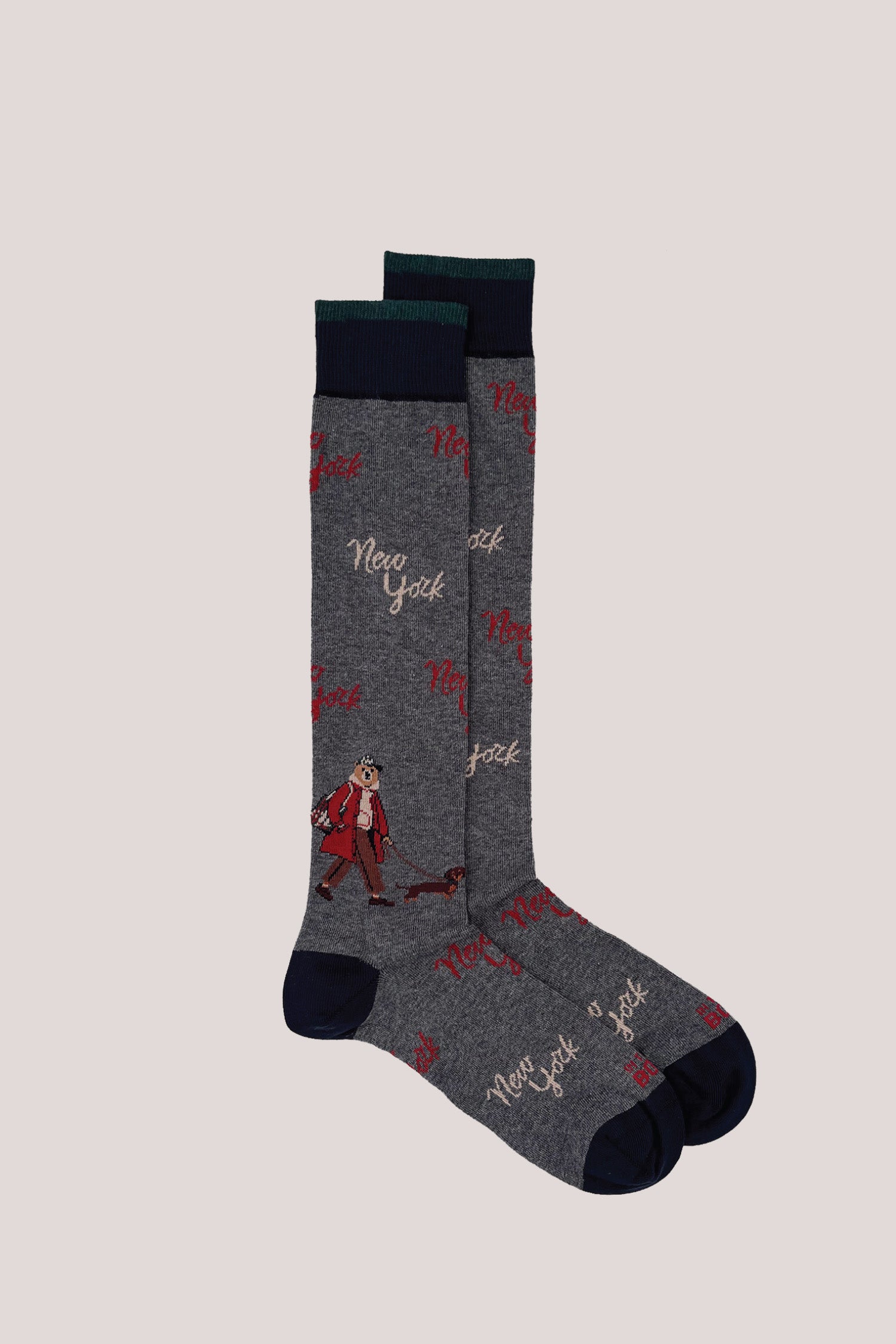 CALZE MR BOX NEW YORK GRIGIO SCURO