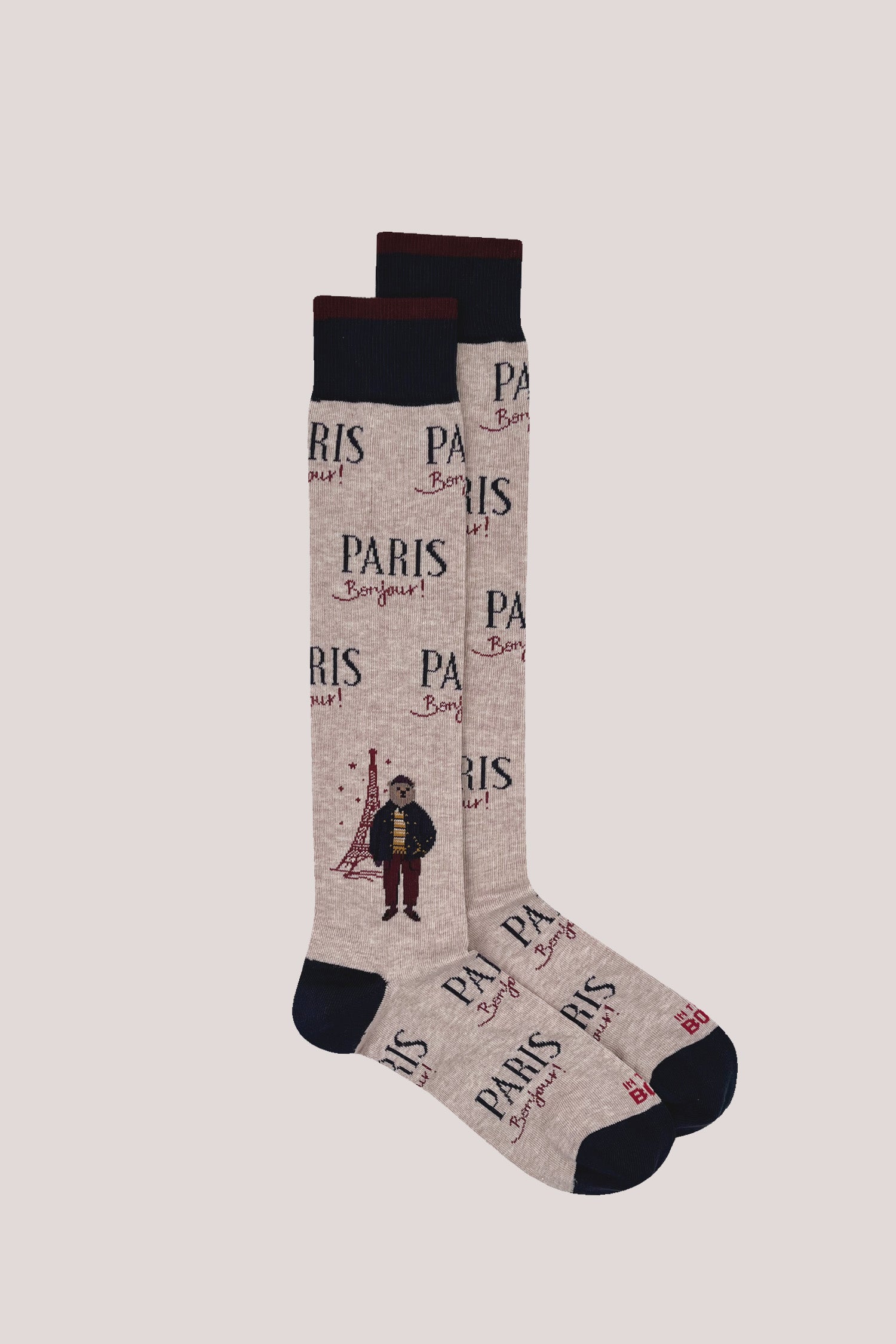 CALZE MR BOX PARIS BEIGE