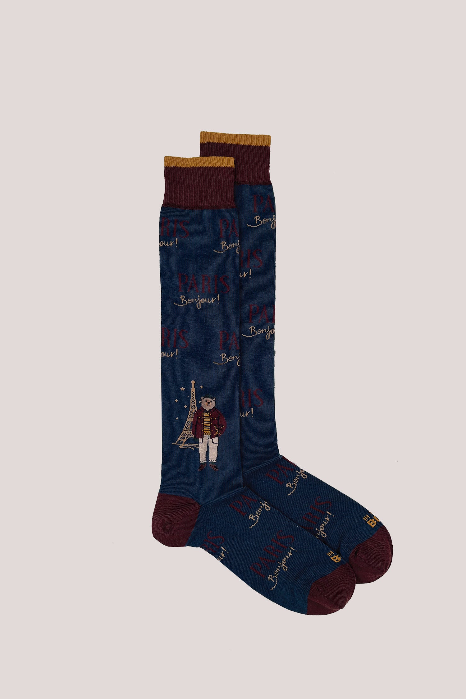 CALZE MR BOX PARIS PETROLIO