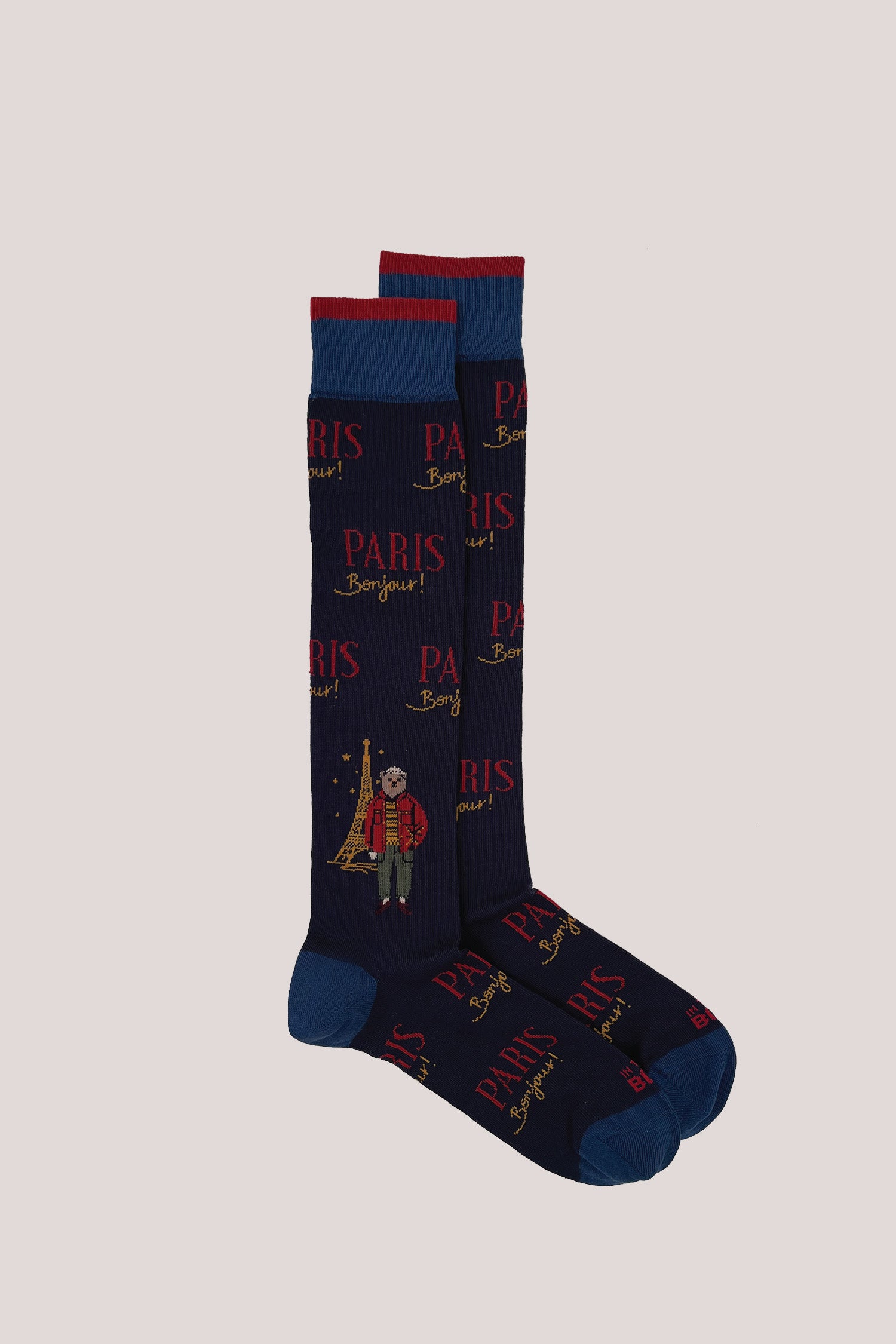 CALZE MR BOX PARIS BLU