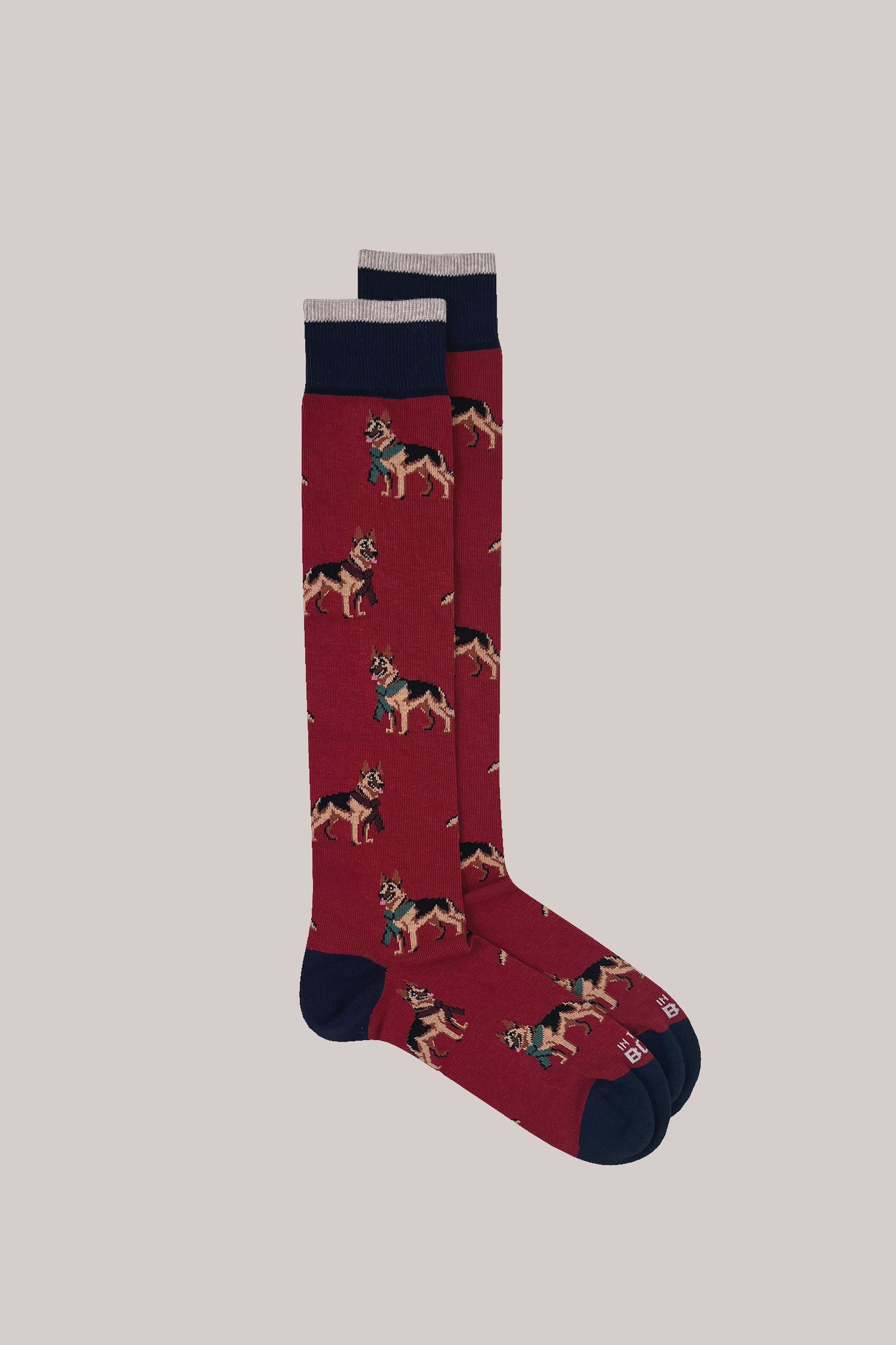 CALZE PASTORE TEDESCO ROSSO SCURO