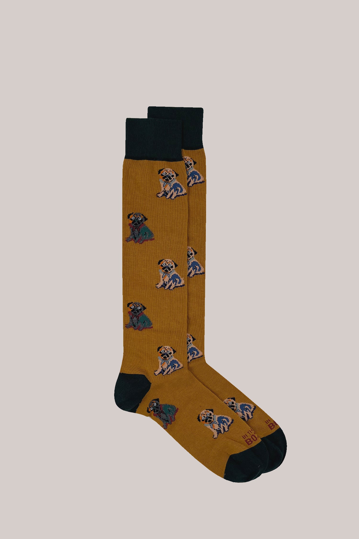 CALZE CARLINO GIALLO SCURO