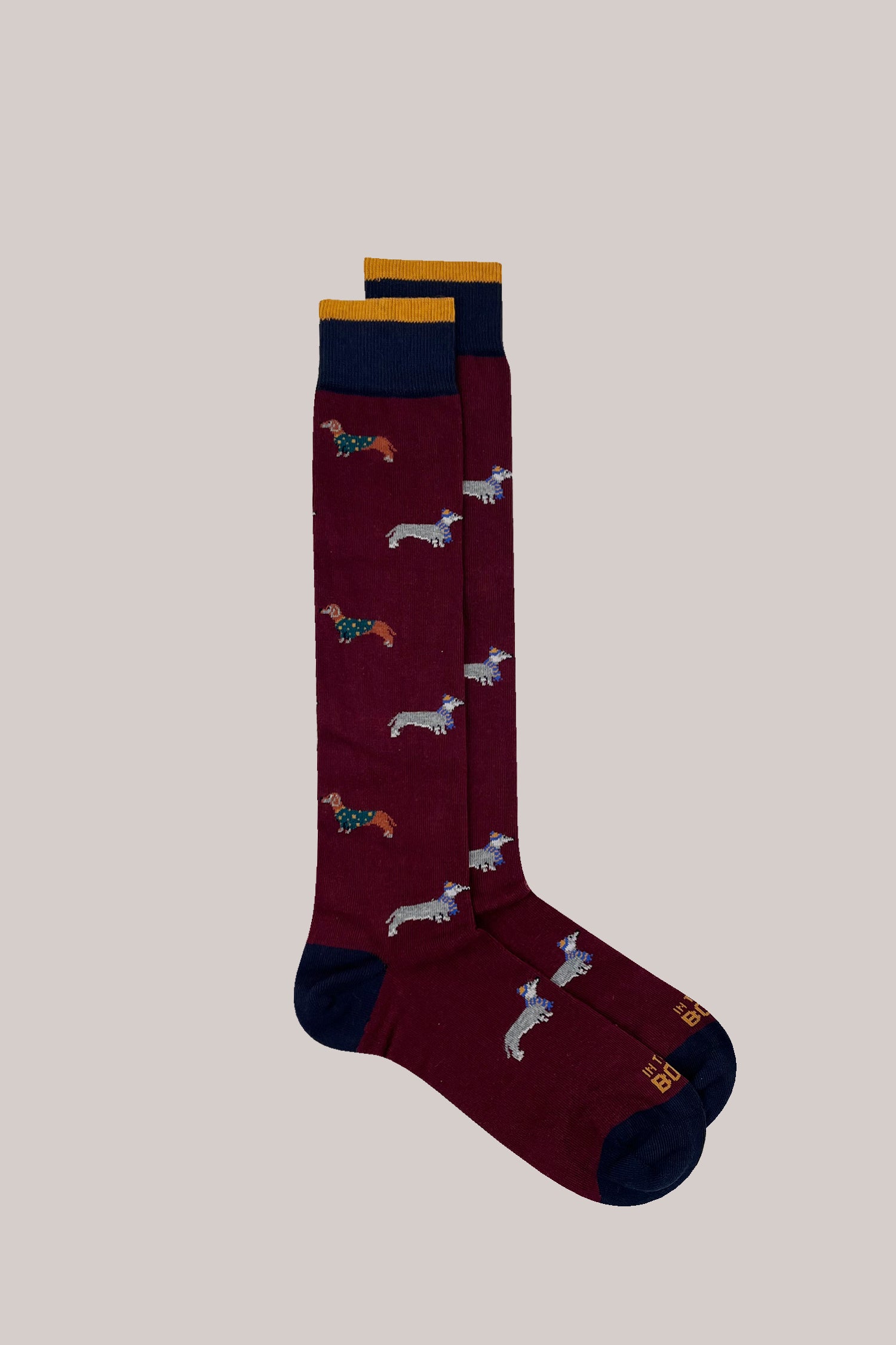 CALZE BASSOTTO BORDEAUX