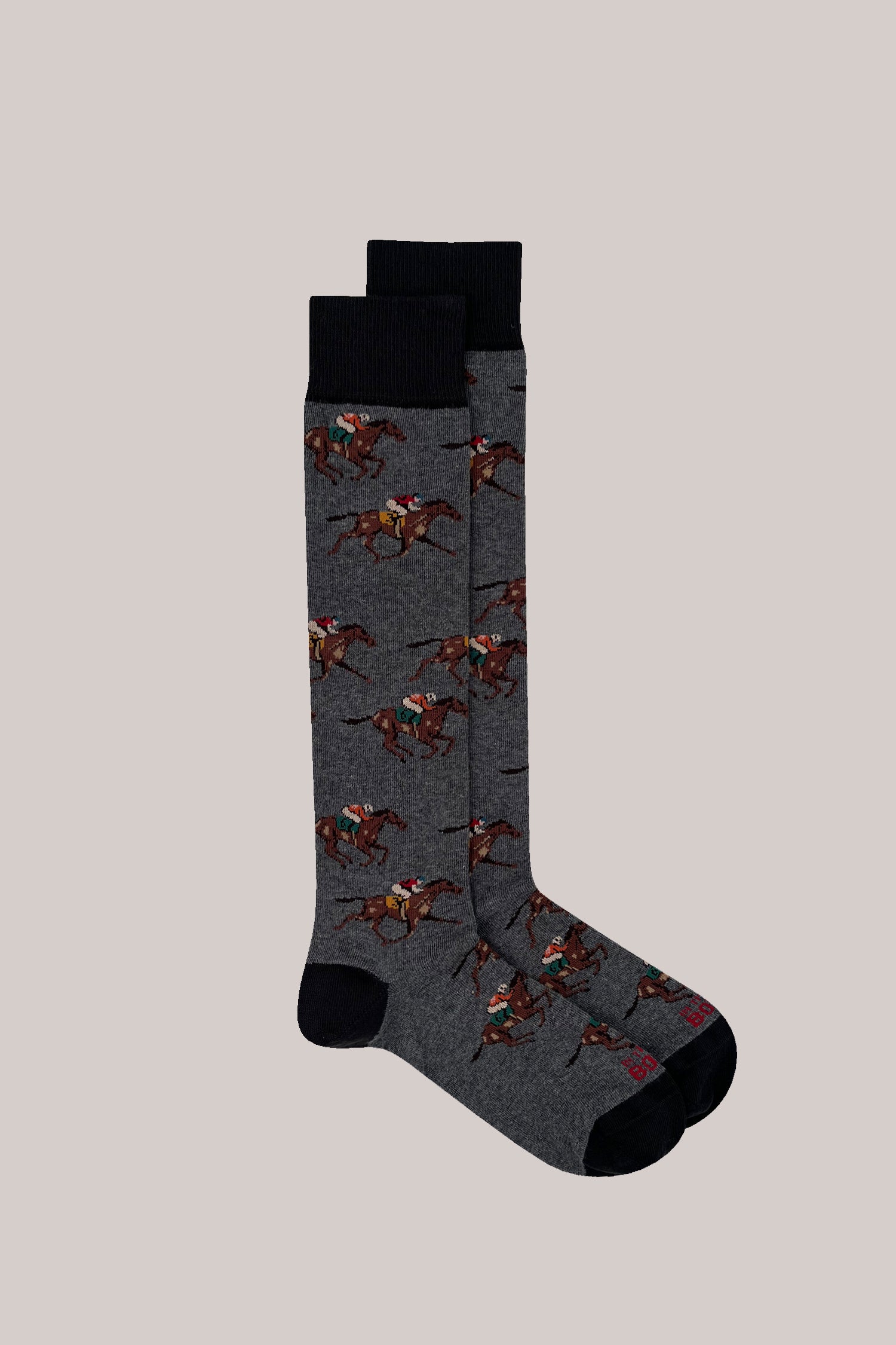 CALZE HORSES GRIGIO SCURO