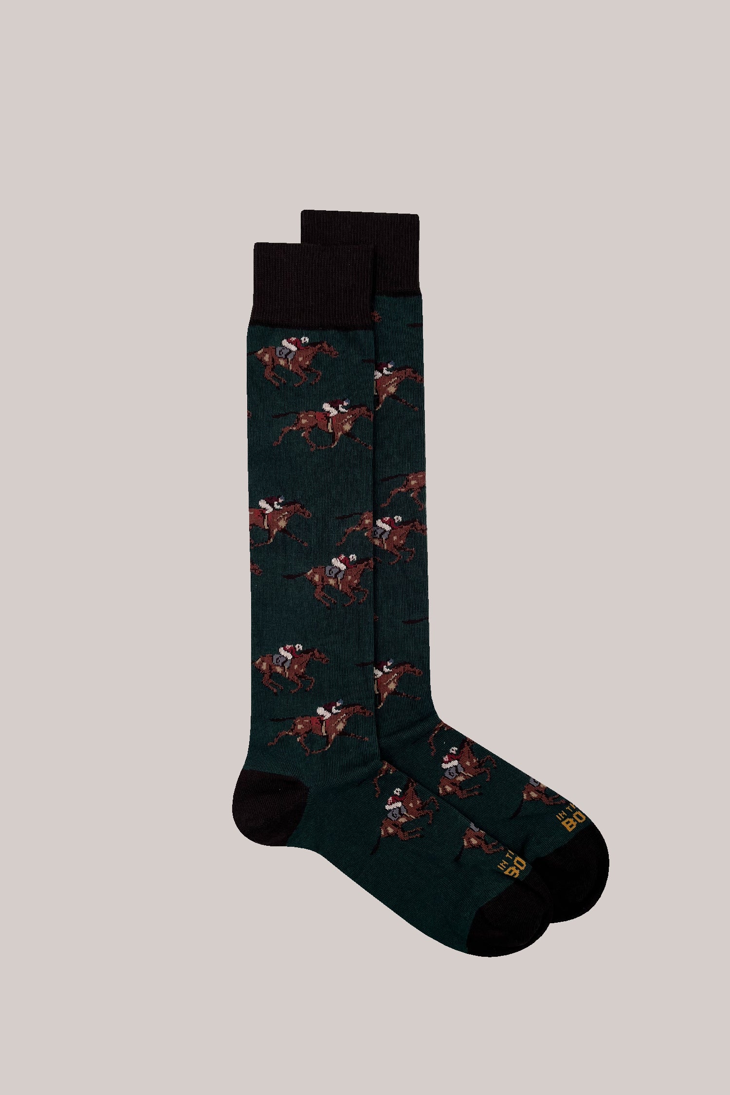 CALZE HORSES VERDE SCURO