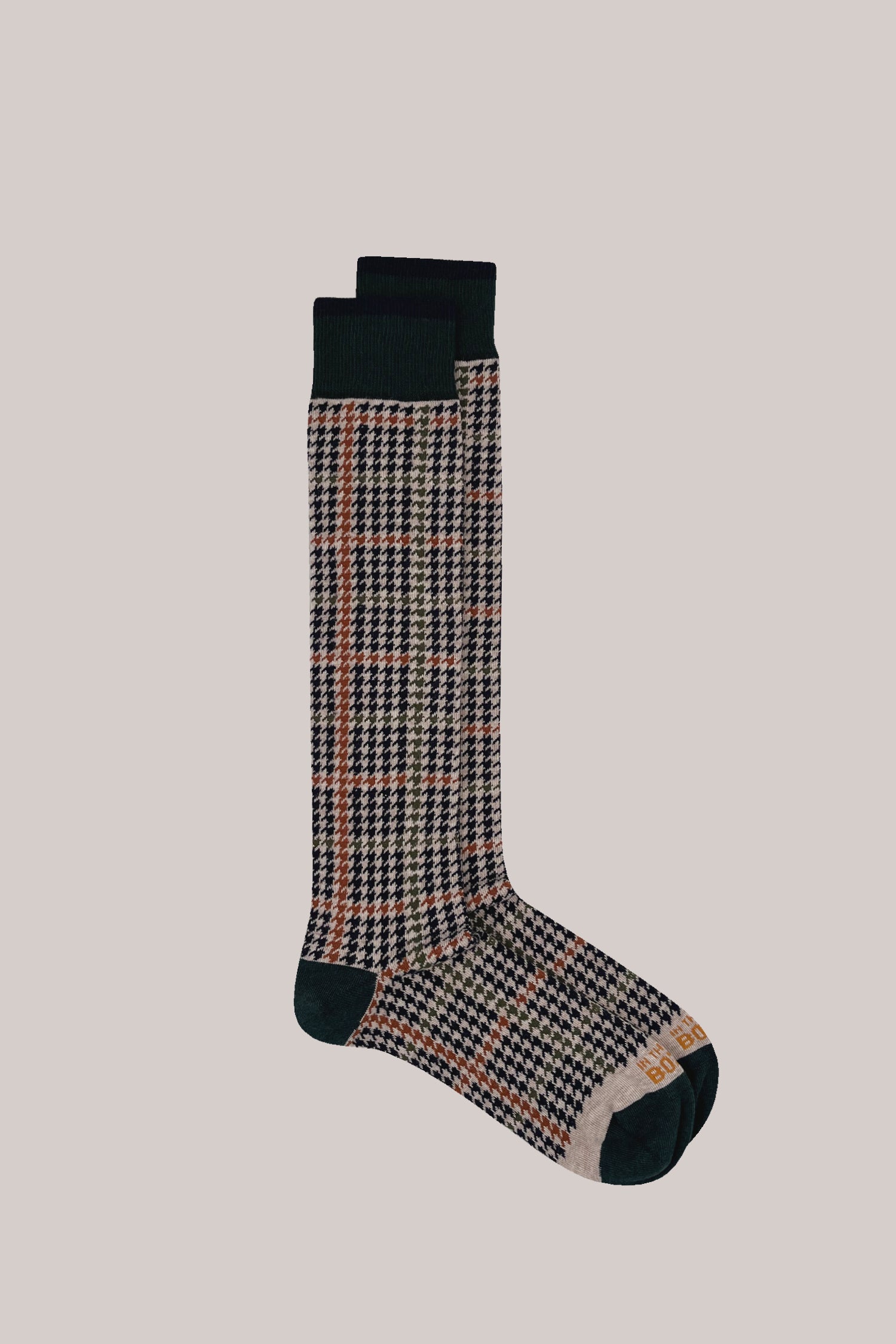 CALZE TWEED VERDE/MULTICOLOR