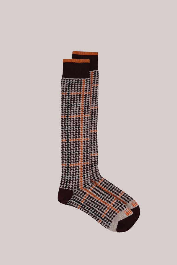 CALZE TWEED MARRONE /  MULTICOLOR