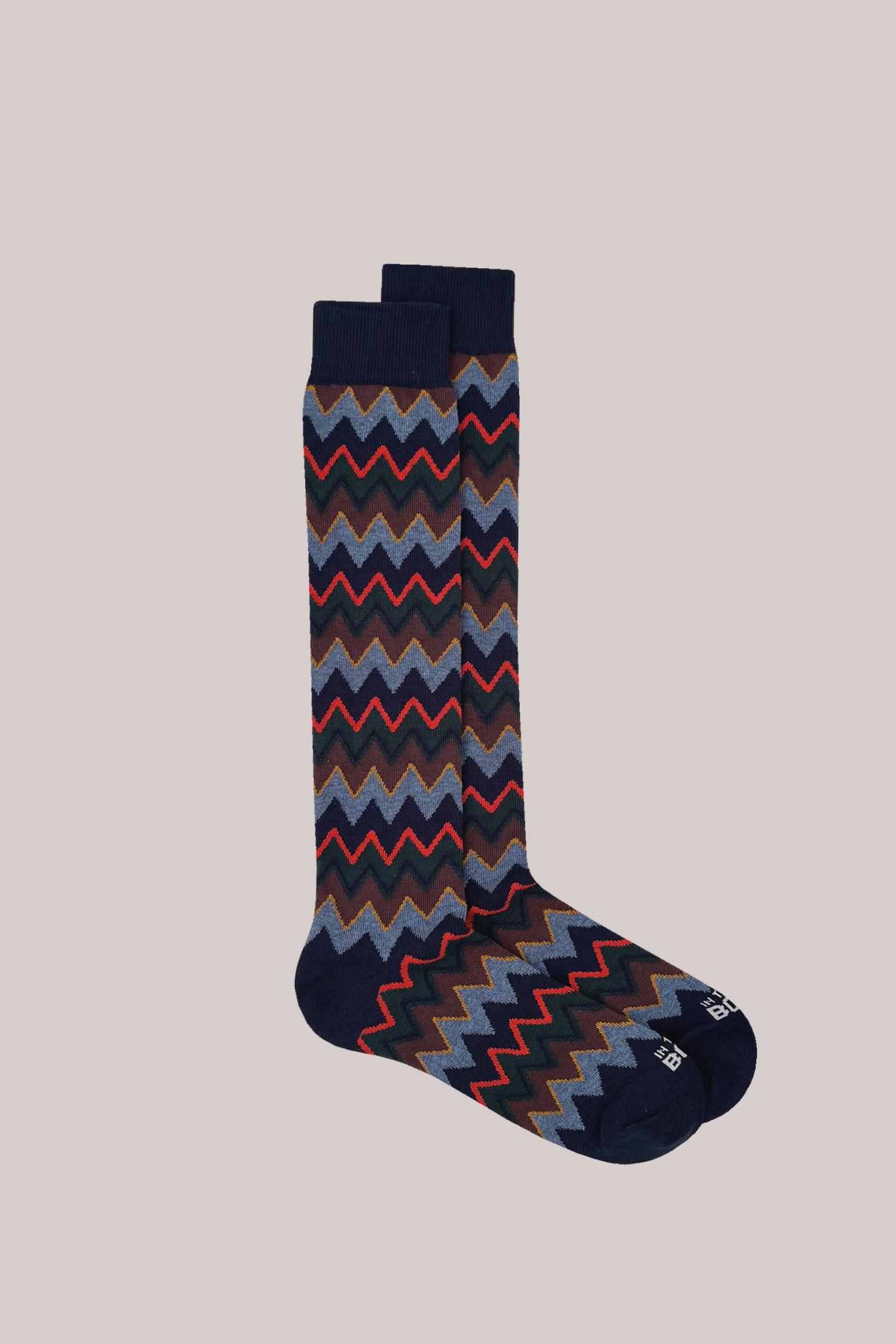 CALZE ZIGZAG MULTICOLOR BLU MULTICOLOR