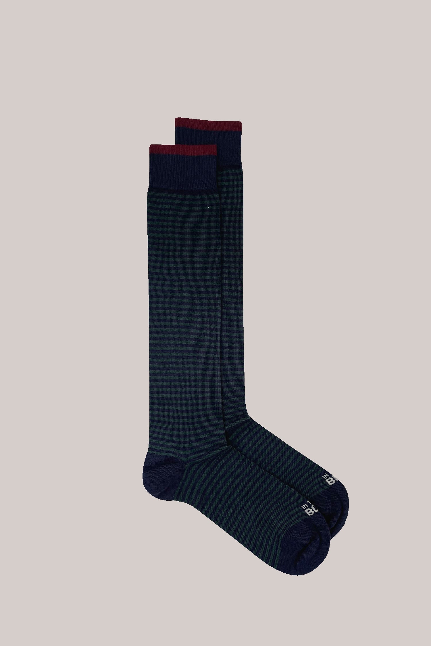 CALZE STRIPE CLASSIC NEW BLU/VERDE SCURO