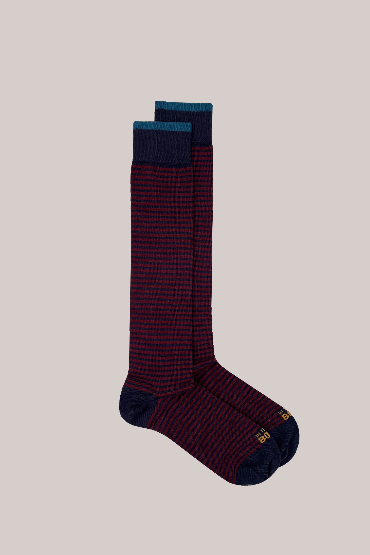 CALZE STRIPE CLASSIC NEW BLU / BORDEAUX