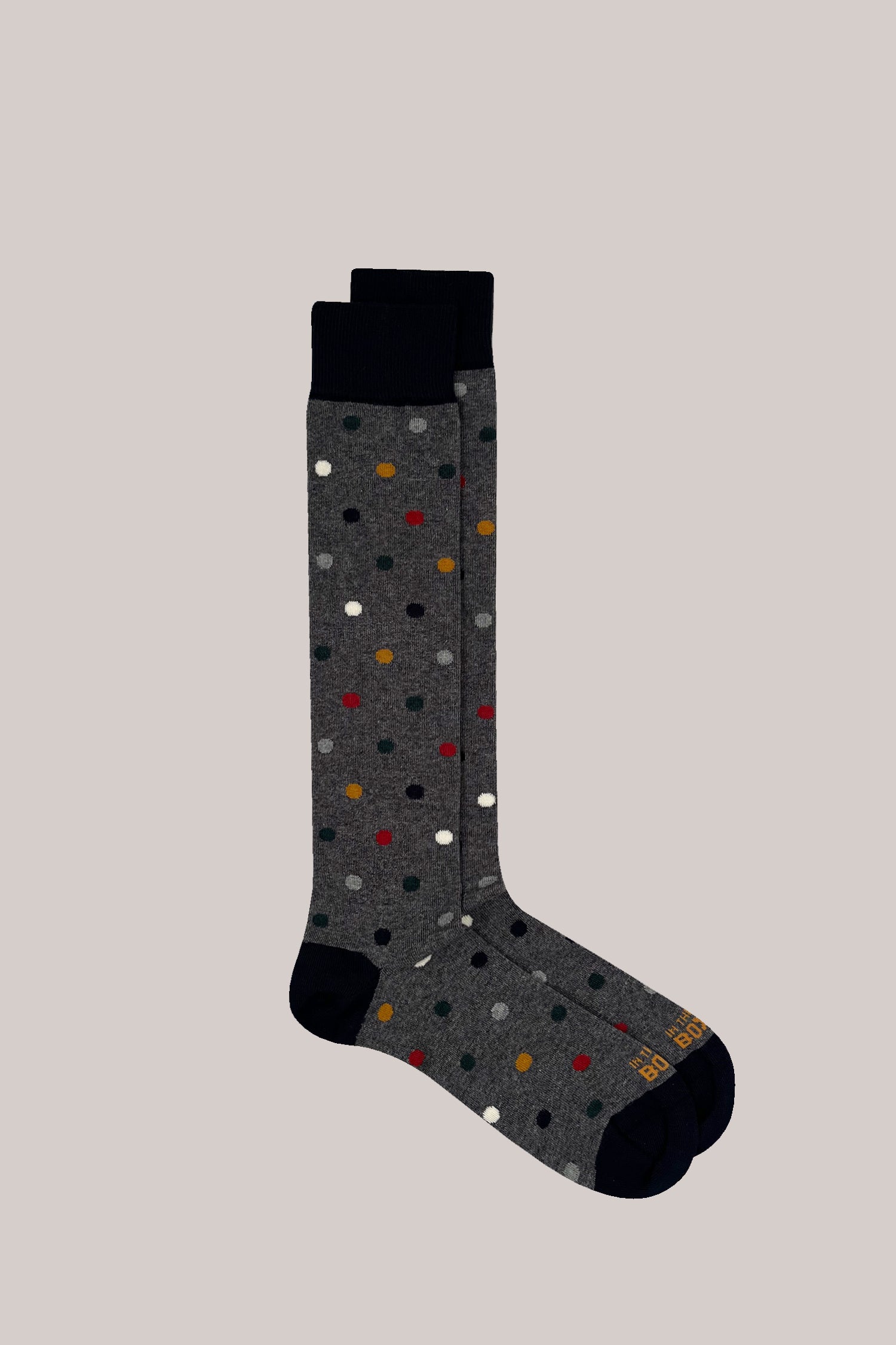 CALZE POIS GRIGIO SCURO