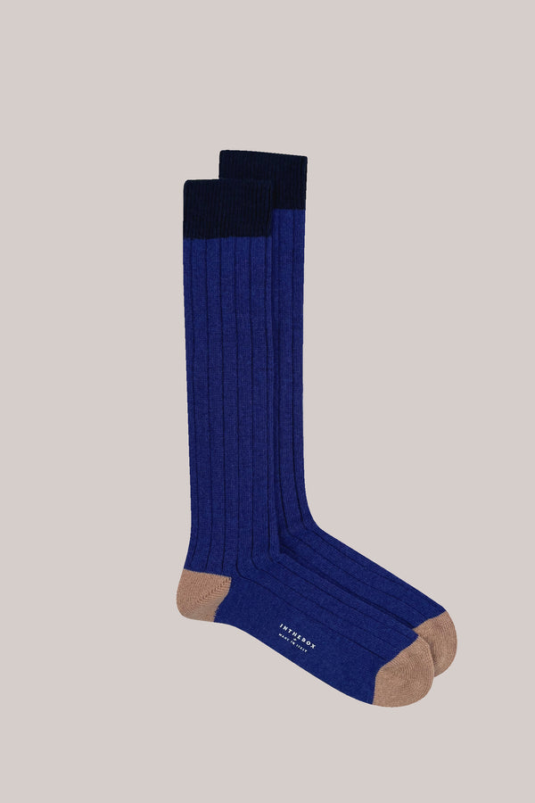 CALZE CACHEMIRE BASIC BLUETTE