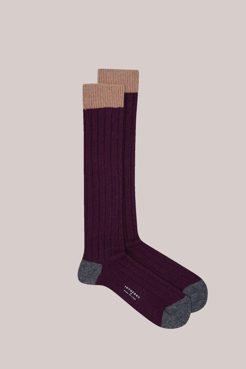 CALZE CACHEMIRE BASIC PRUGNA