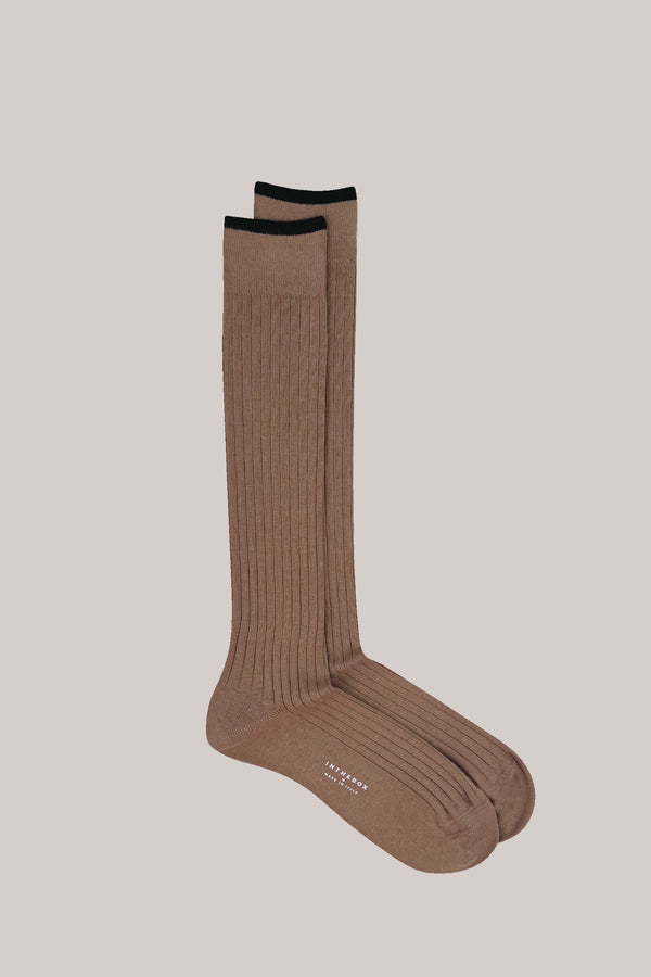 CALZE COTTON BASIC BEIGE