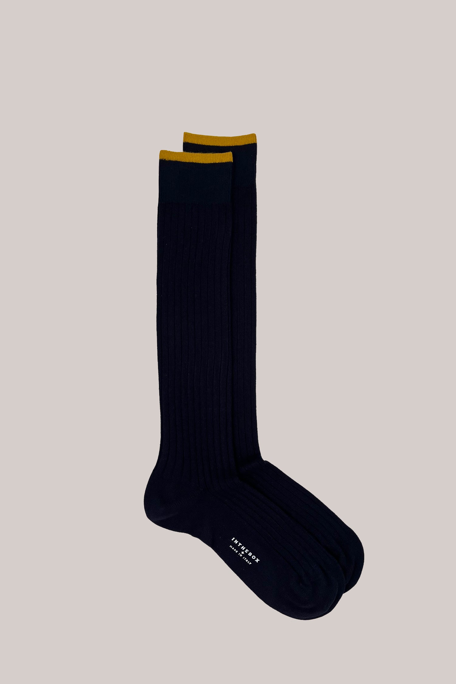 CALZE COTTON BASIC BLU