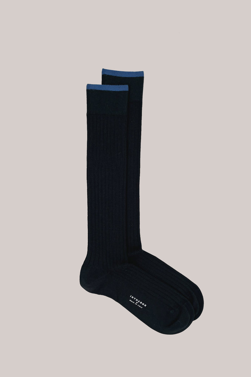 CALZE COTTON BASIC VERDE SCURO