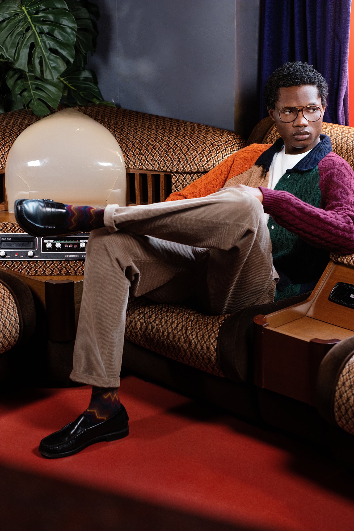 PANTALONE VELLUTO BEIGE