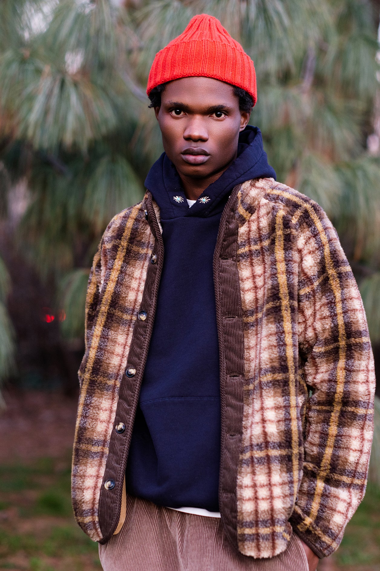 GIACCA ORSETTO TARTAN VERDE MILITARE/MULTICOLOR