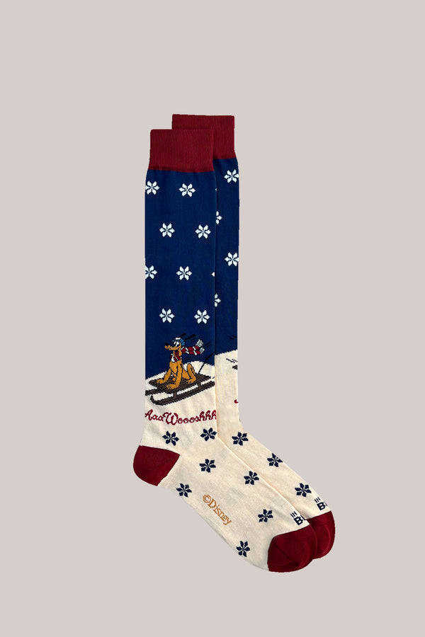 CALZE PLUTO SKI BLU