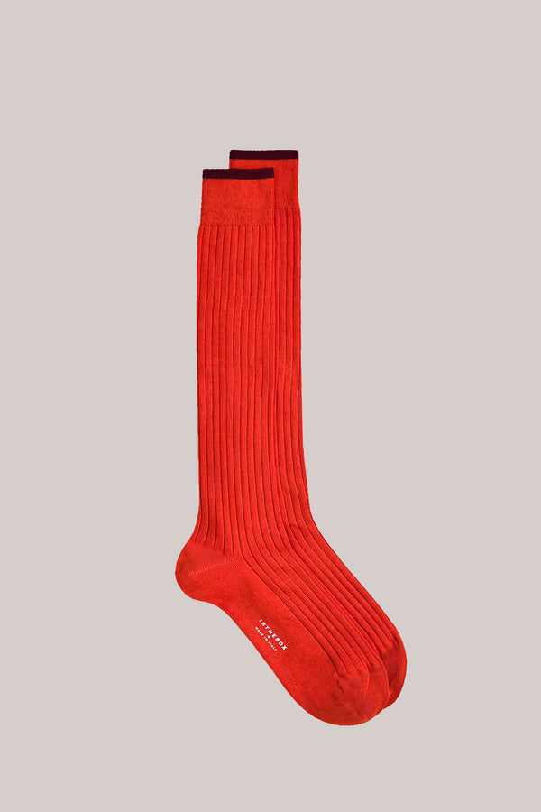 CALZE COTTON BASIC ARANCIO
