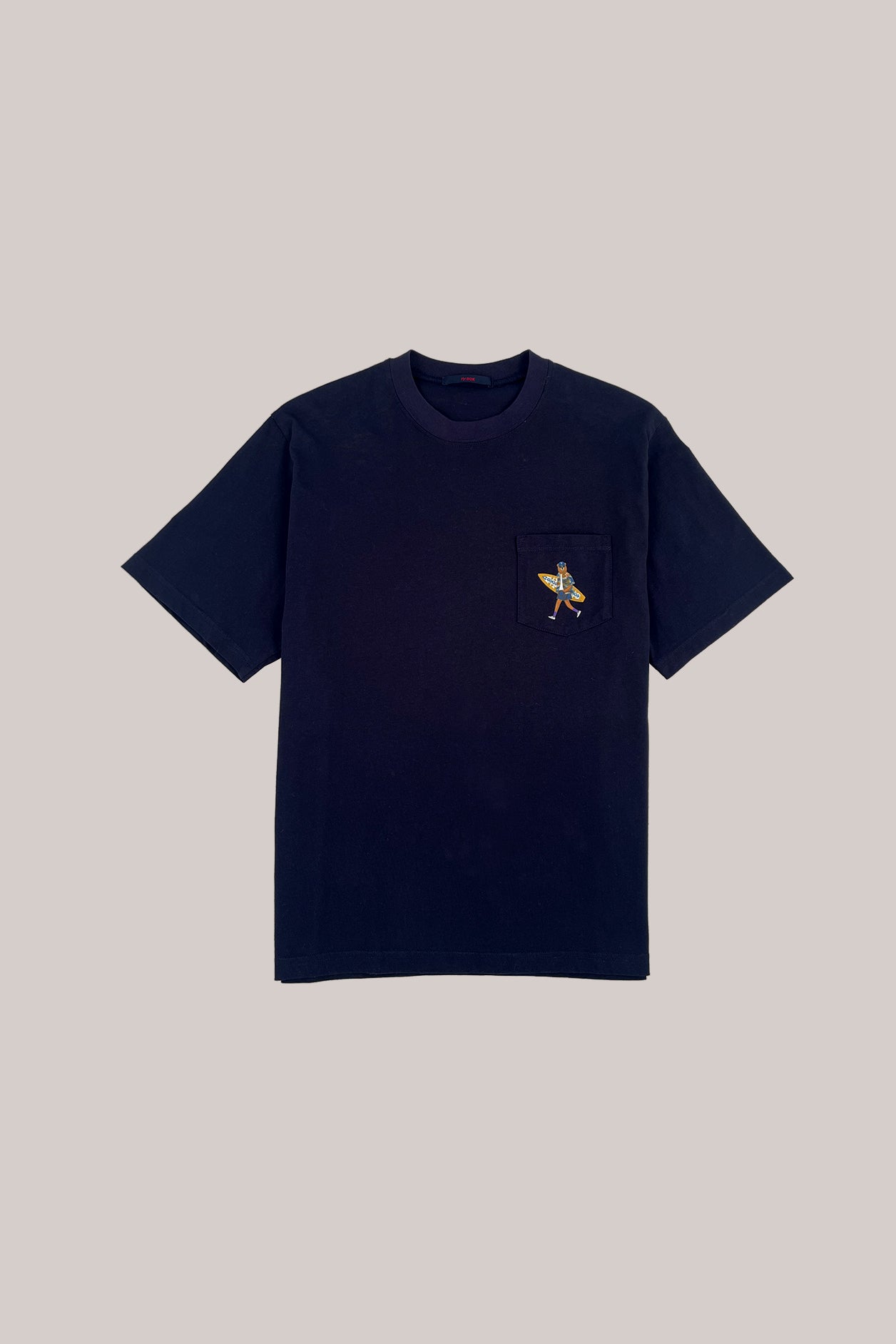 T. SHIRT POCKET SURF MR. BOX BLU