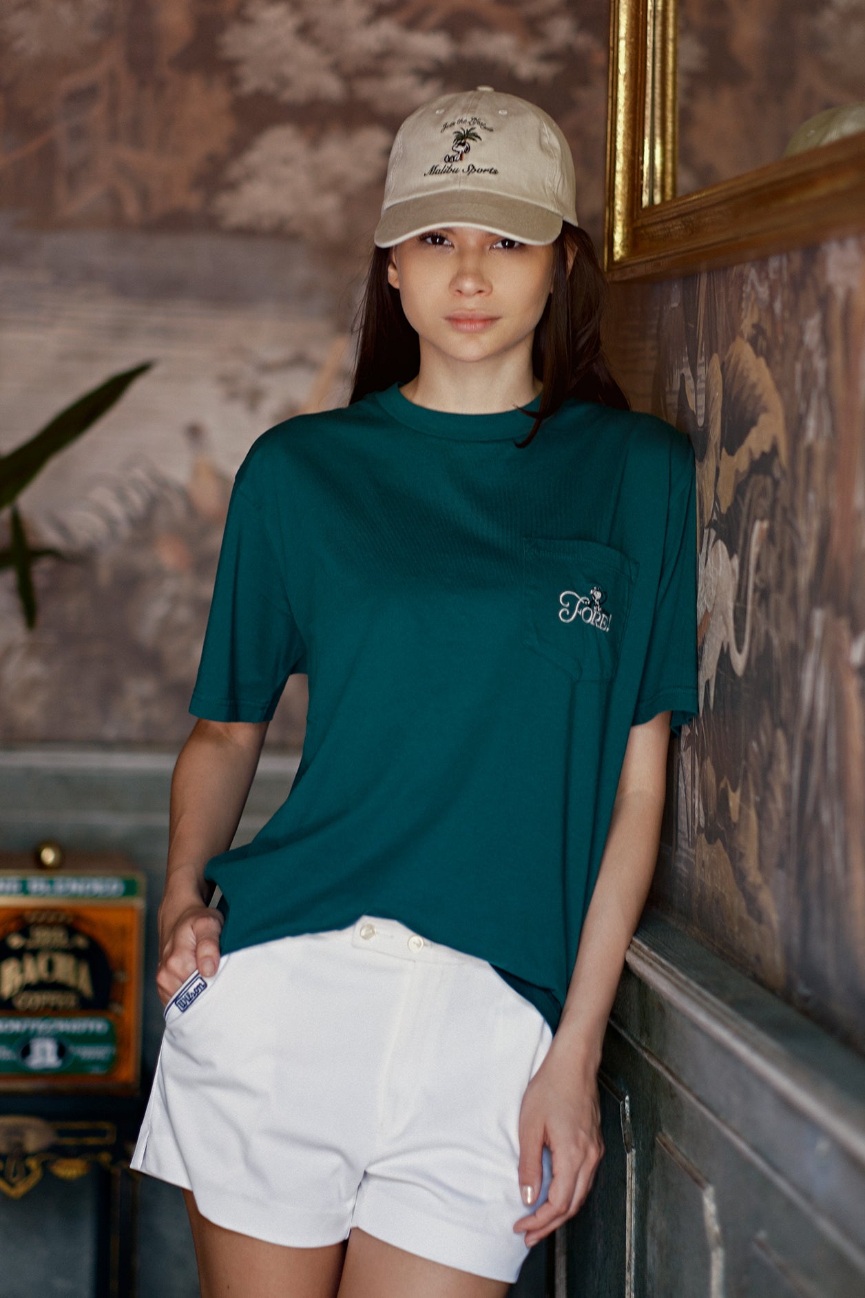 T. SHIRT PEANUTS CRAZY VERDE SCURO