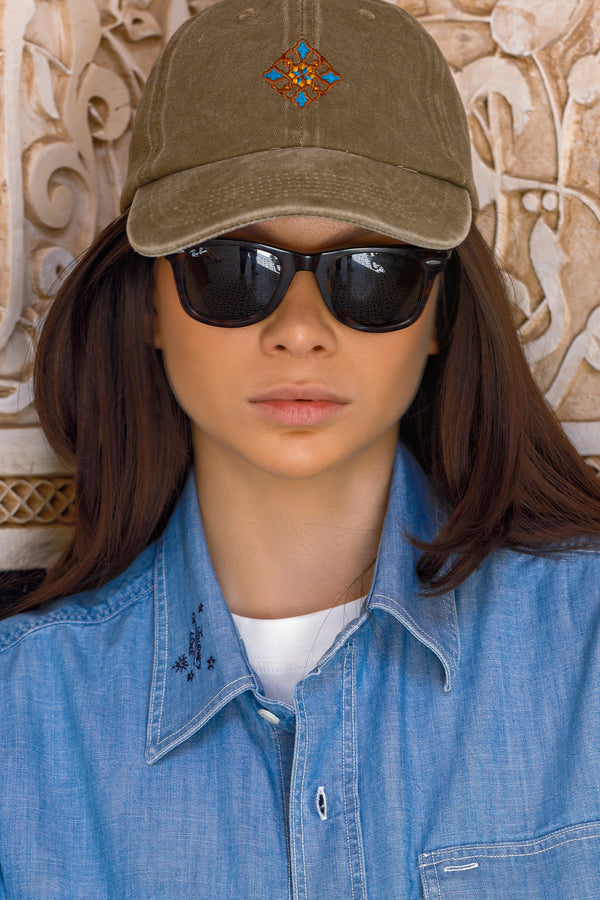 CAPPELLO BASEBALL MOROCCO CHARM VERDE MILITARE