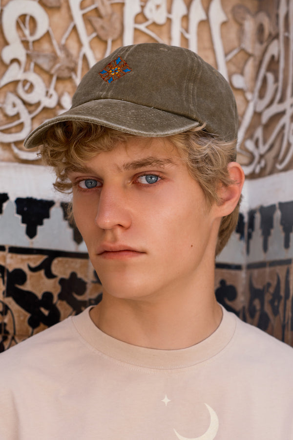 CAPPELLO BASEBALL MOROCCO CHARM VERDE MILITARE